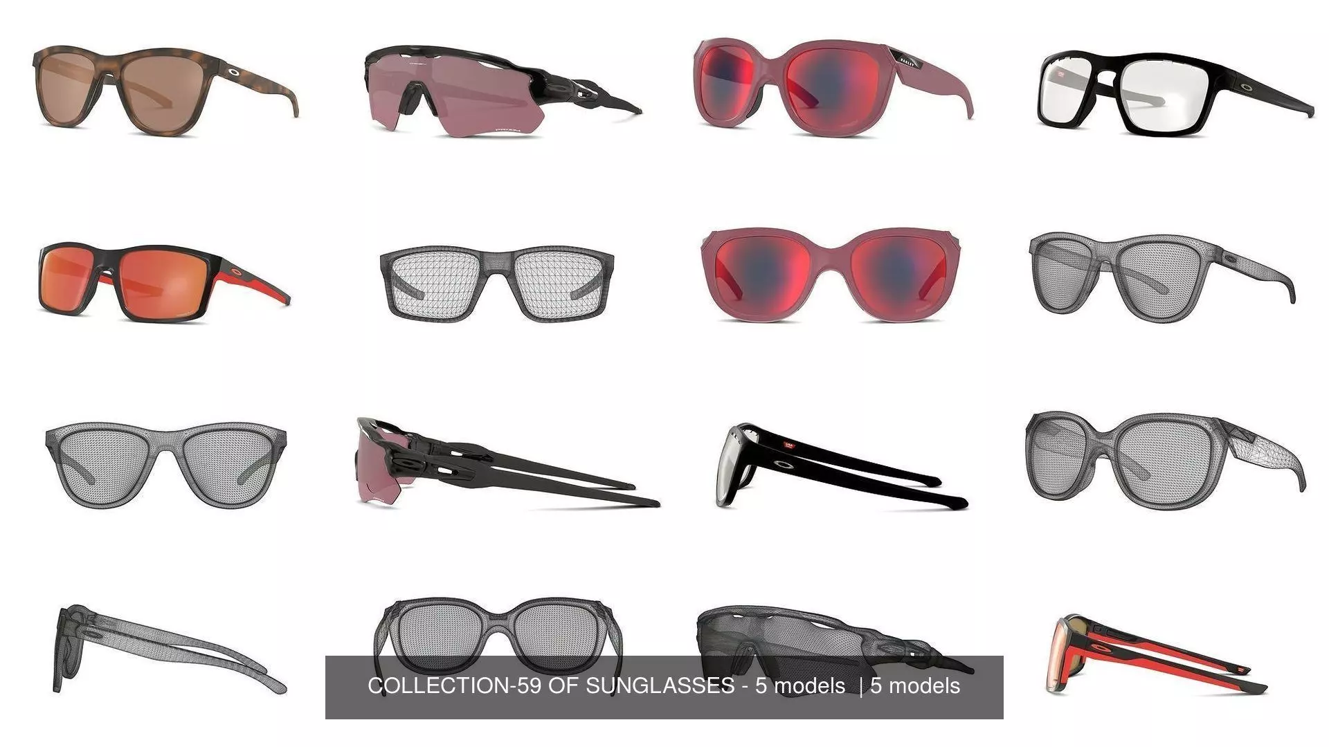 COLLECTION-59 OF SUNGLASSES - 5 models _0