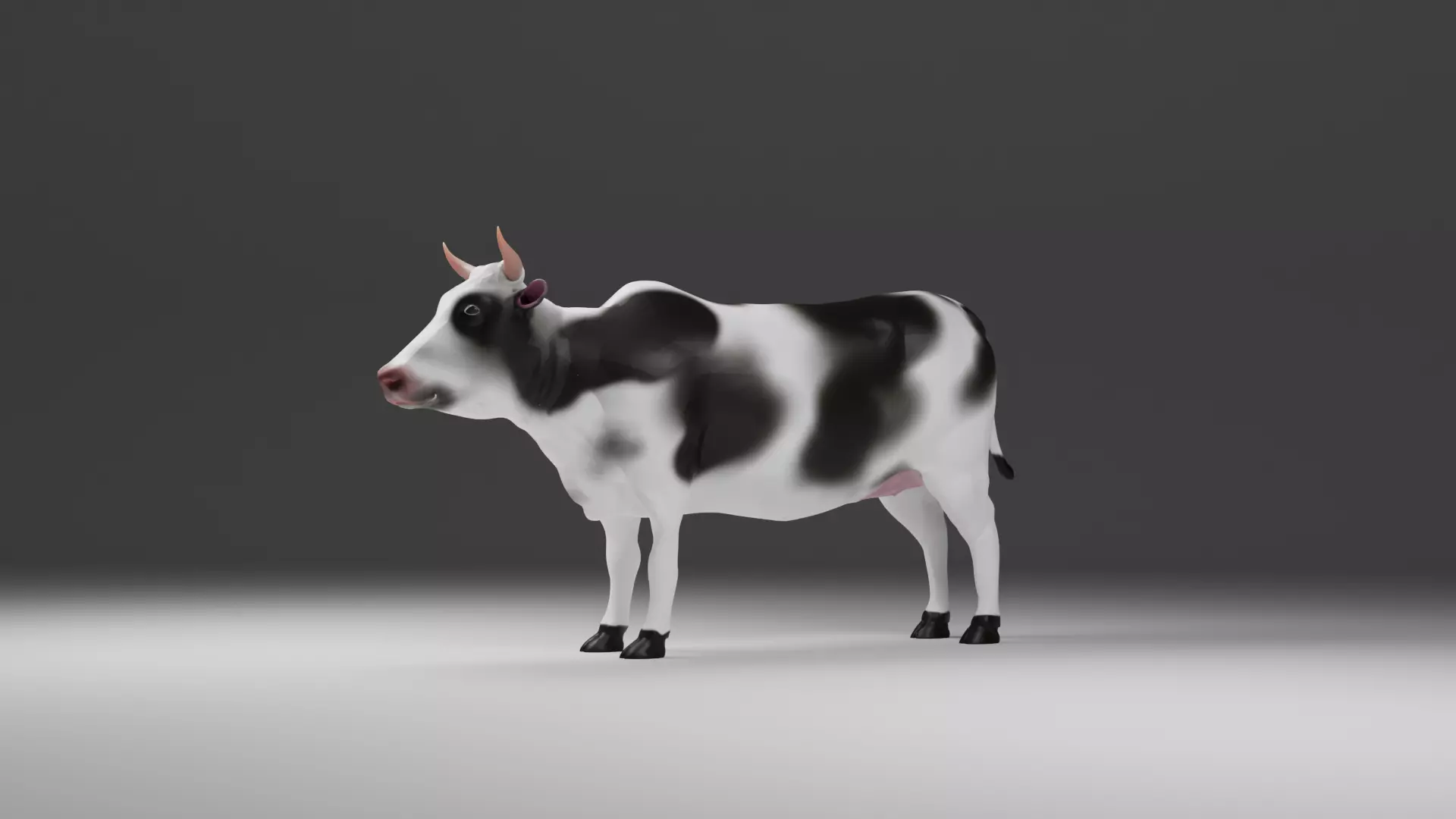 low-poly Cow Low-poly 3D model