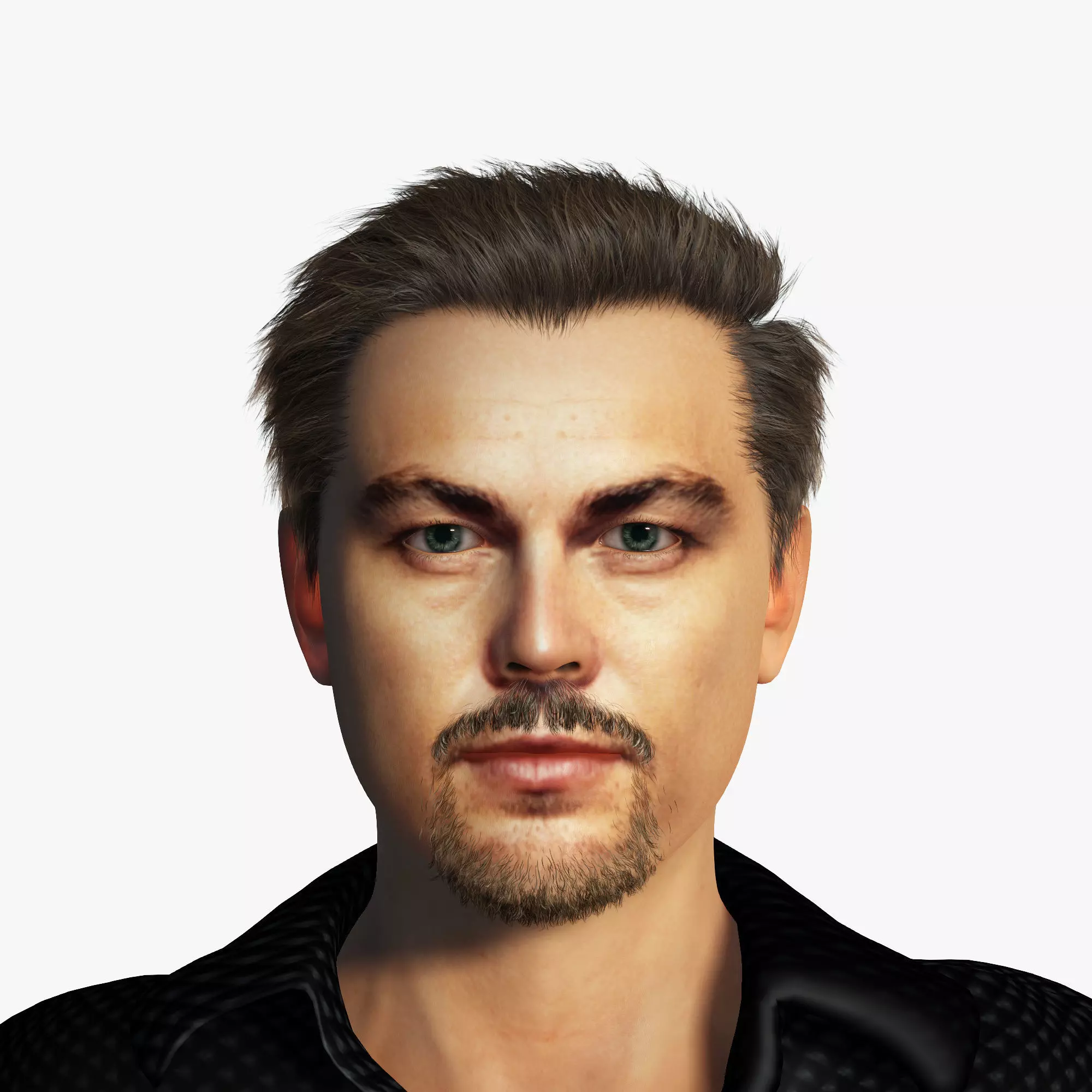 Leonardo DiCaprio 3D Rigged model ready for animation 3D model_0