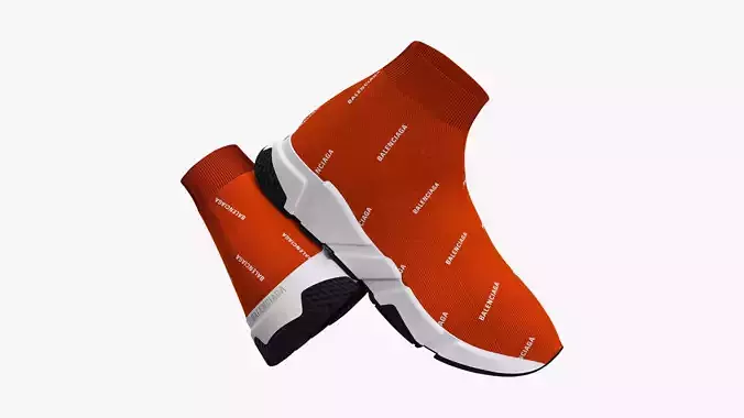 Balenciaga Speed Trainers Orange