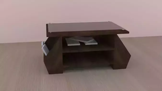 Zeno Coffee Table in African oak Finish