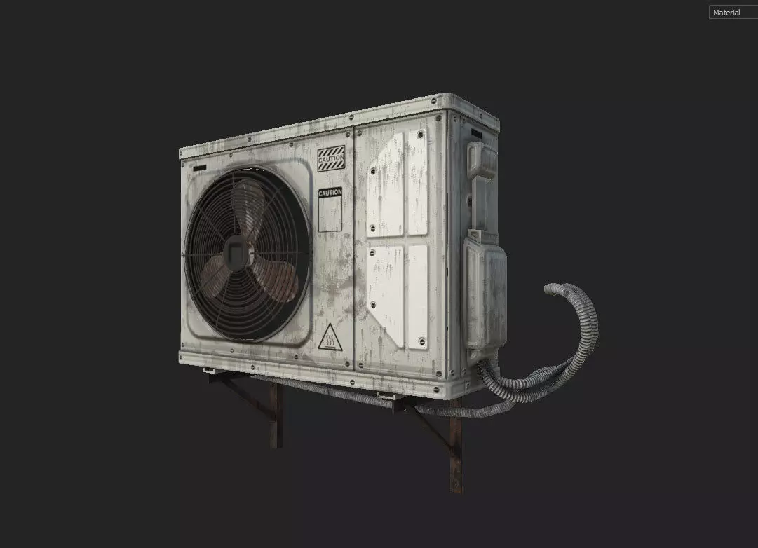Air Conditioner Outdoor Unit Free 3D model