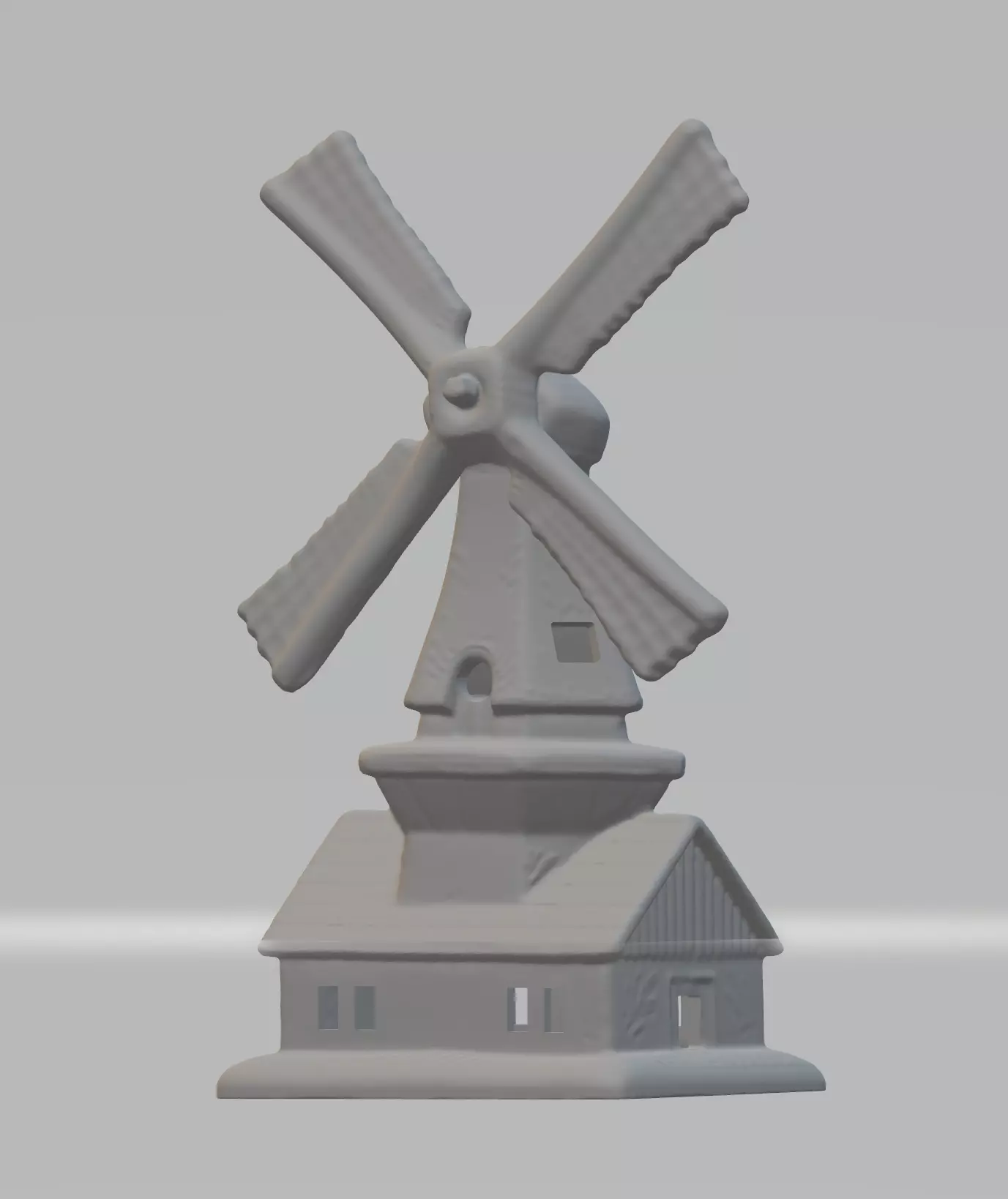 Holland Dutch Netherlands Windmill 3D SCAN 3D model_0