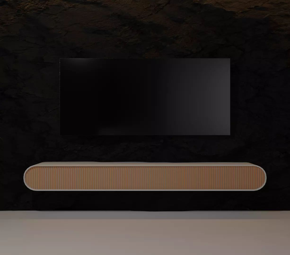 tvstand wall shelf Free 3D model