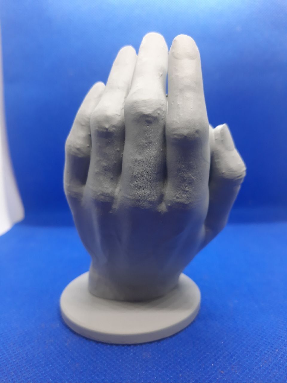 the baby is sleeping in the hand 3D print model_10