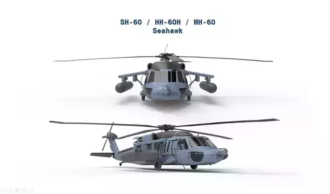 SH 60 HH 60 MH 60 3D model