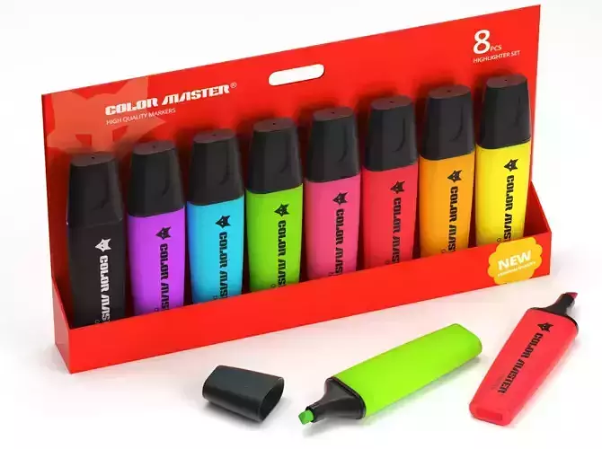 Highlighter Marker Pen Set