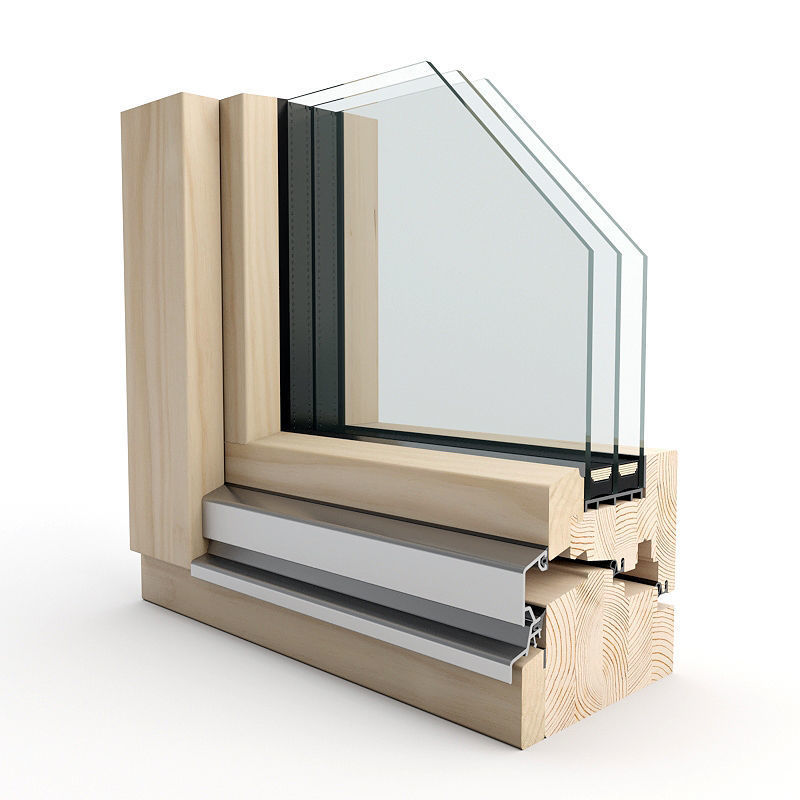Window section 3D model_5