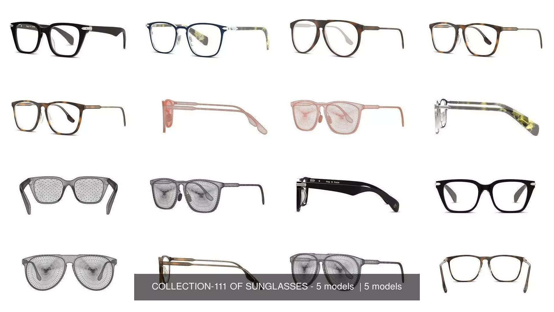 COLLECTION-111 OF SUNGLASSES - 5 models _0