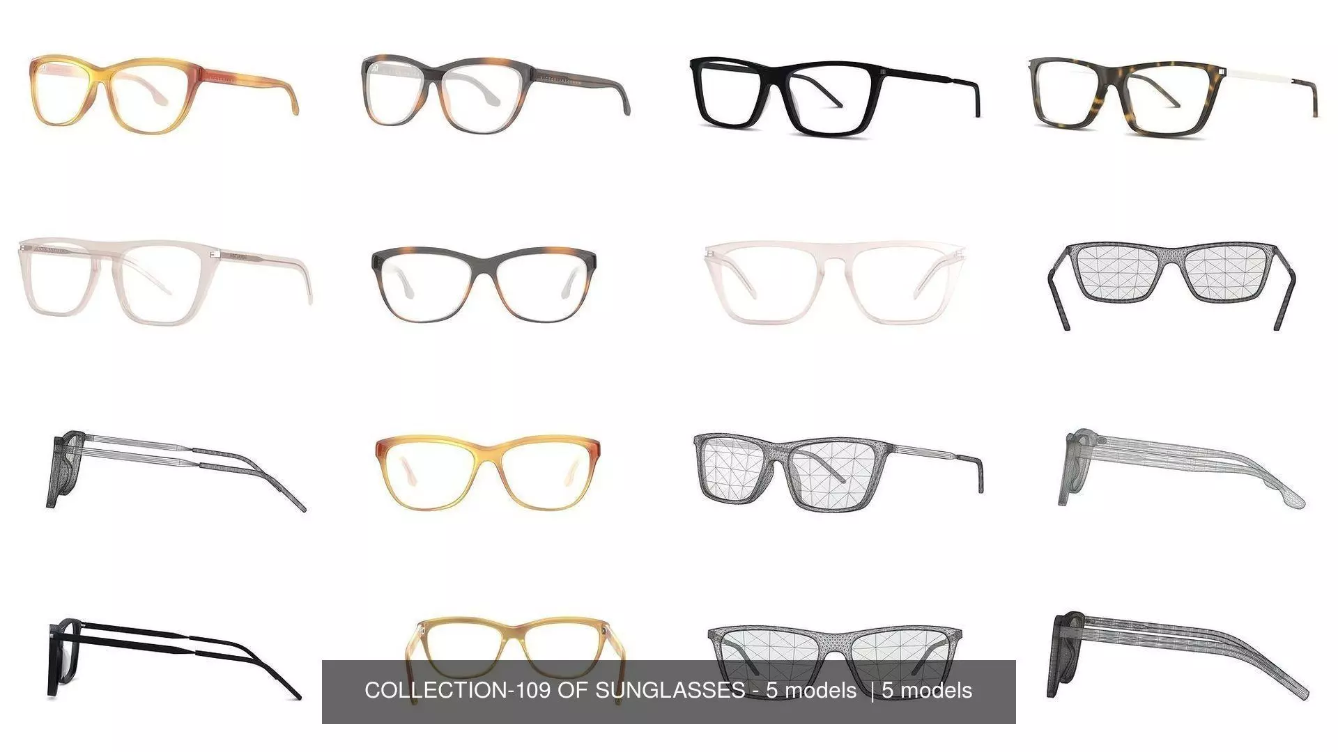 COLLECTION-109 OF SUNGLASSES - 5 models _0