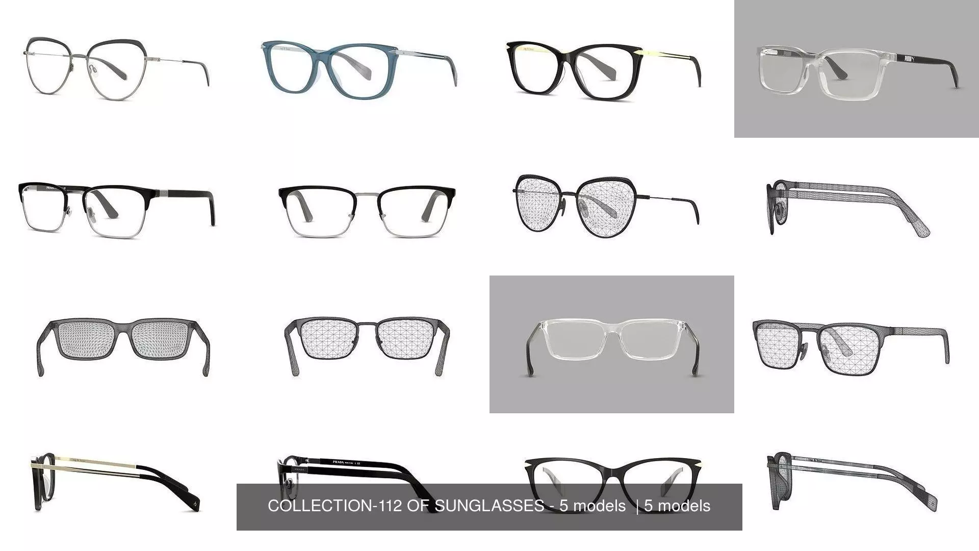 COLLECTION-112 OF SUNGLASSES - 5 models _0