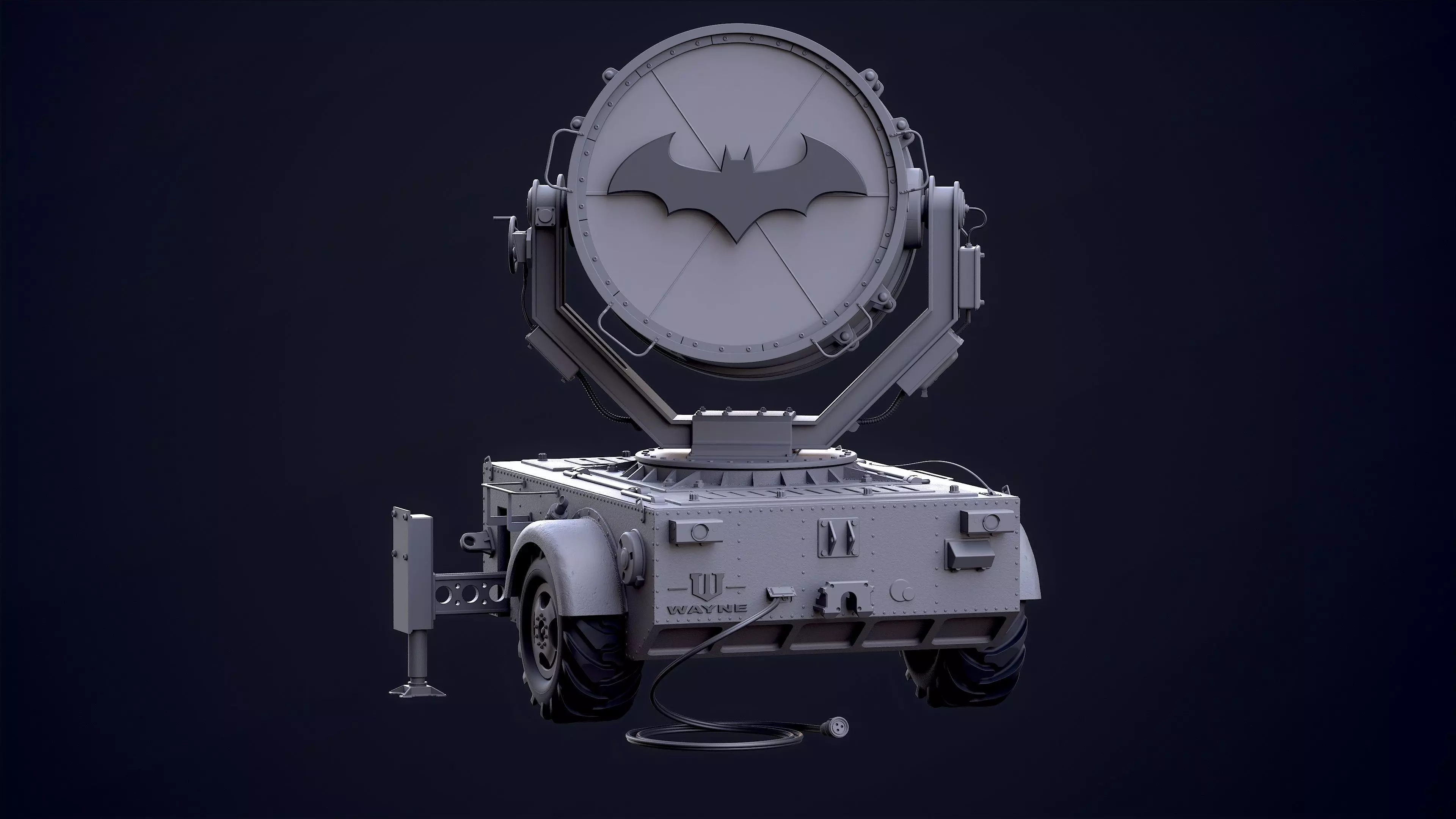 BatSignal 3D print model
