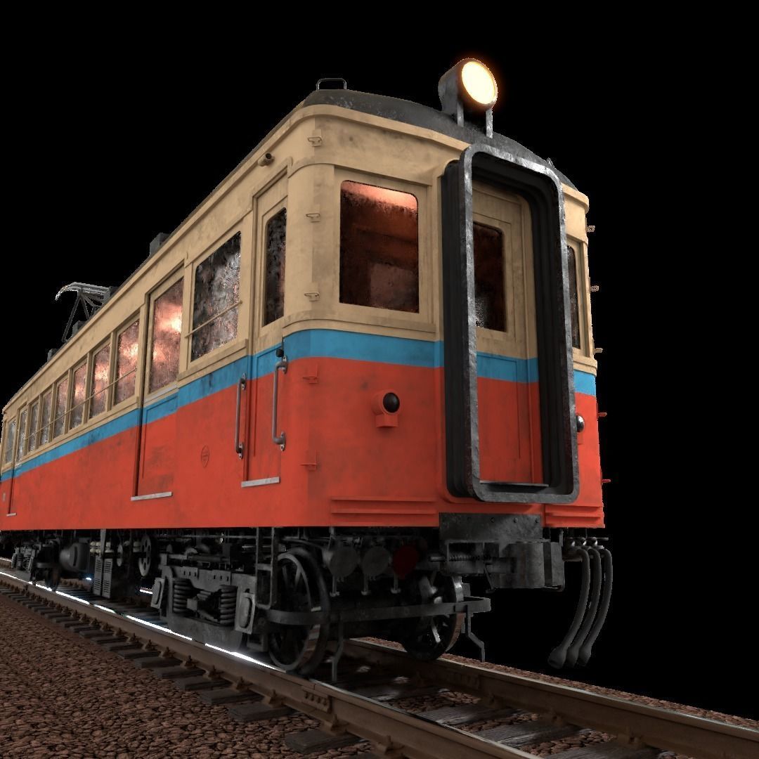 Train Kuha Series 100 3D model_3