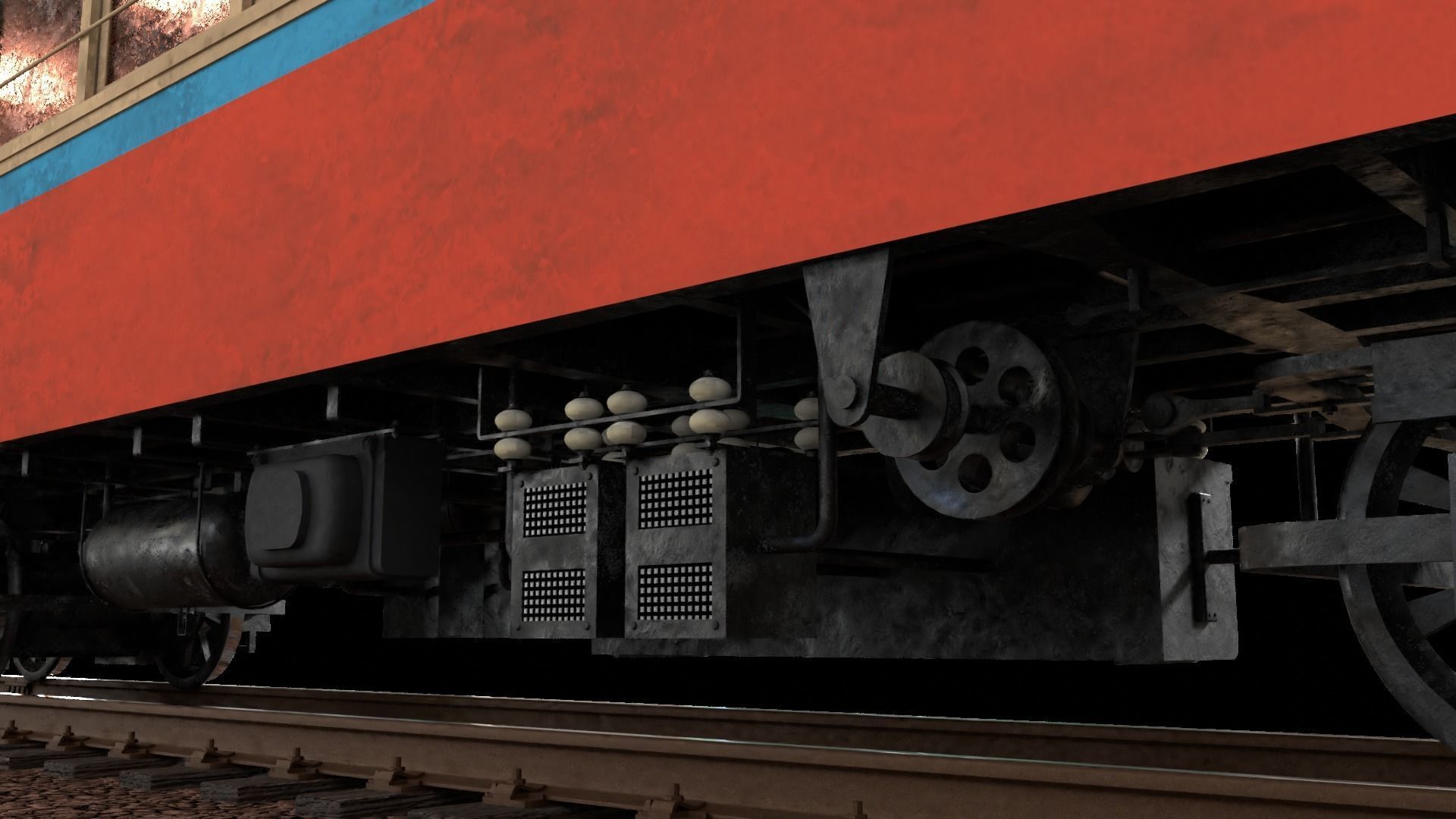 Train Kuha Series 100 3D model_4