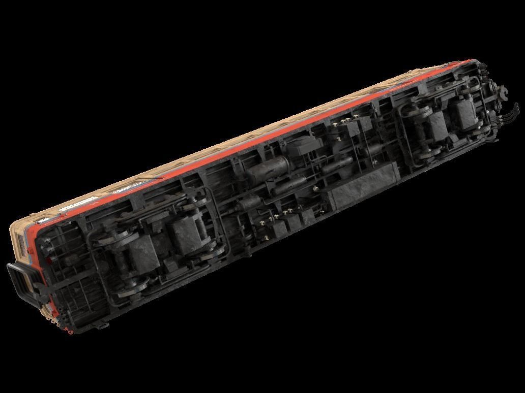 Train Kuha Series 100 3D model_5