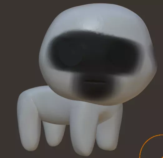 The Creature toy with eyes 3D print model_0