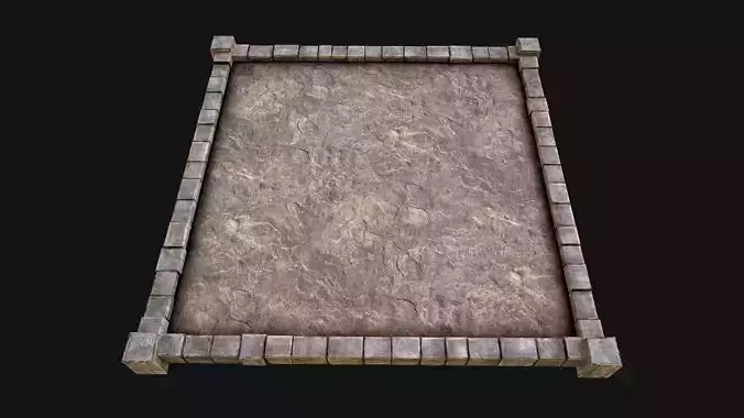 Medieval Prison Roof  Castle Floor