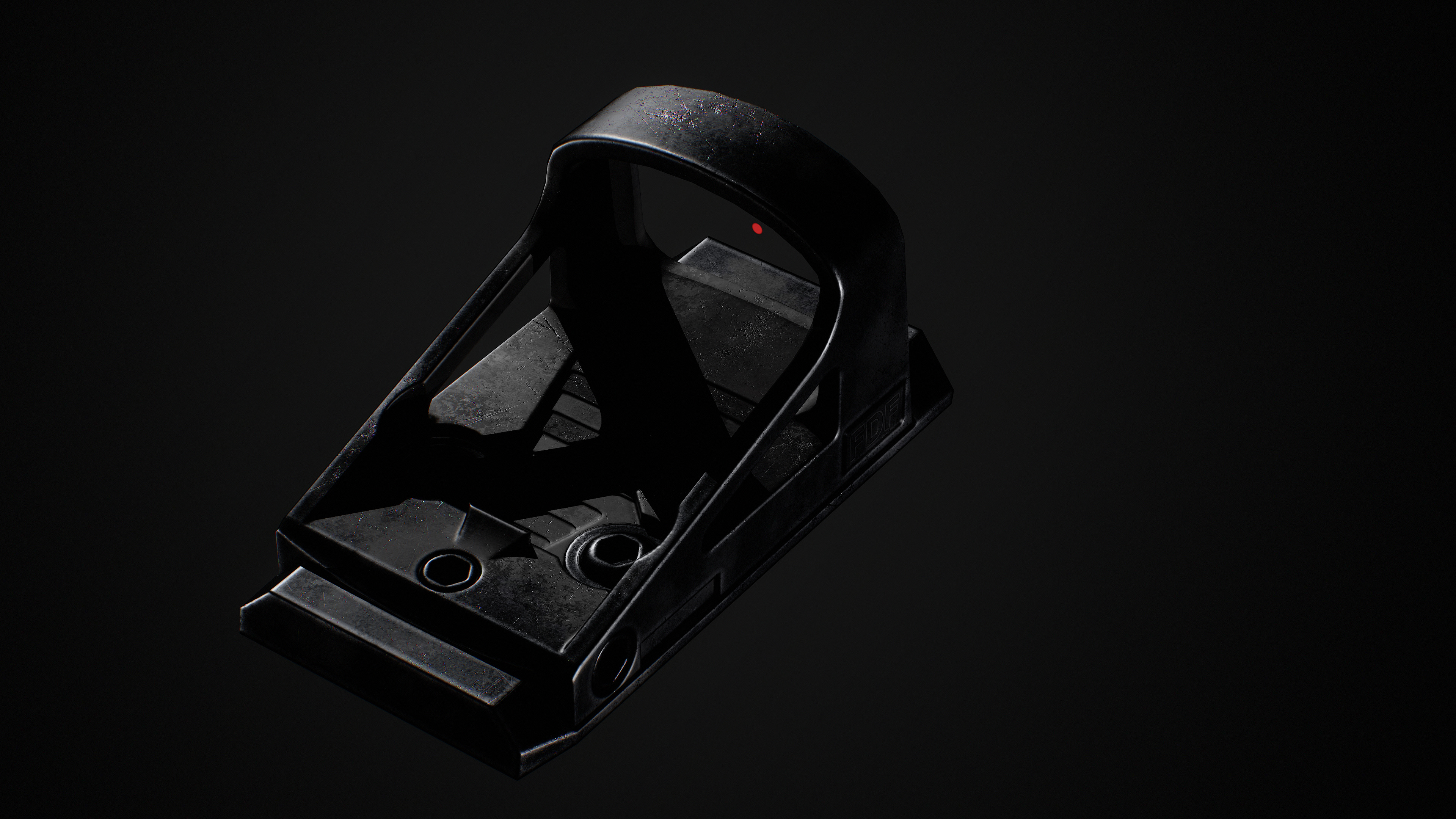 Ghost 9mm Low-poly 3D model_25