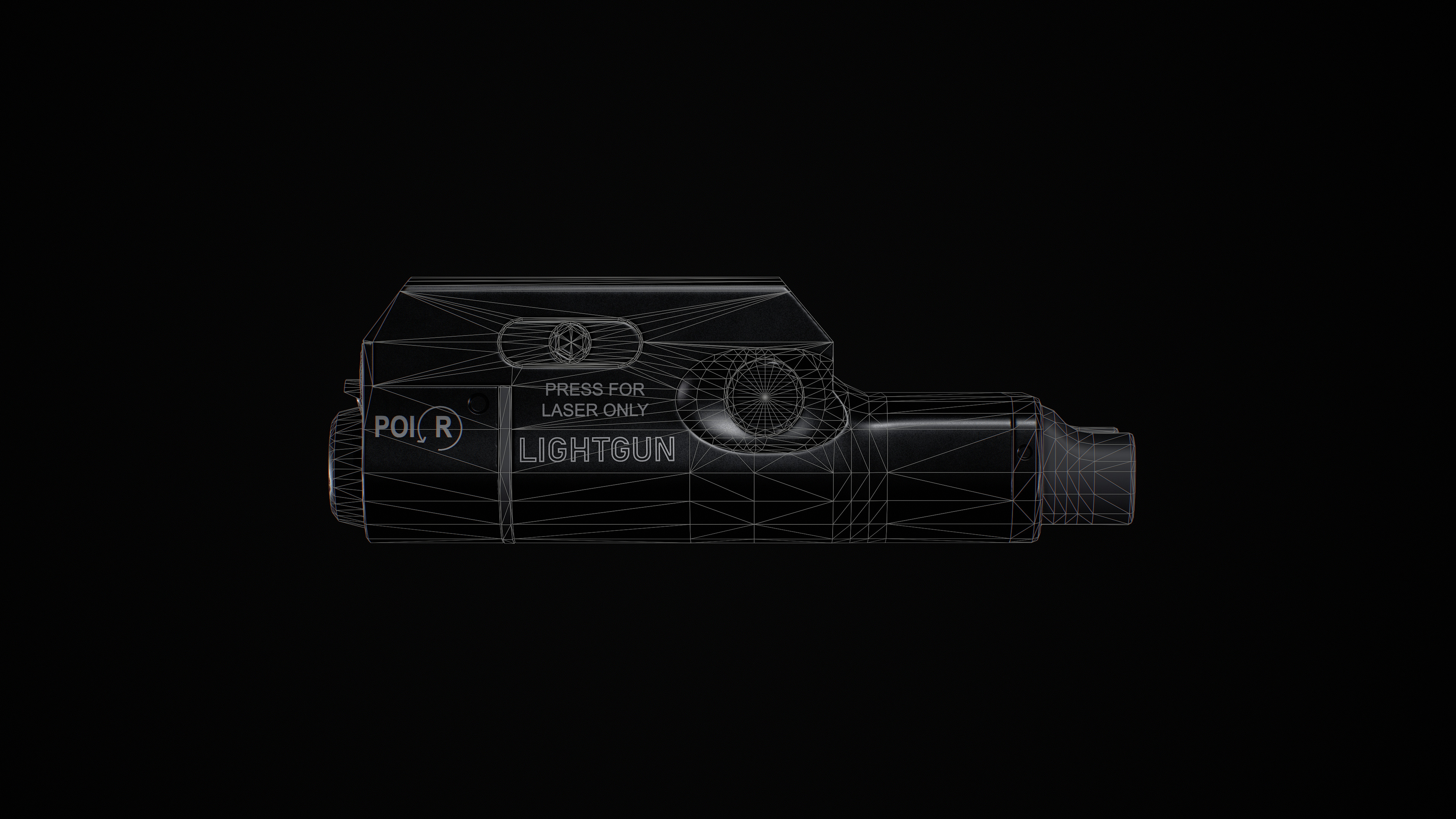 Ghost 9mm Low-poly 3D model_79