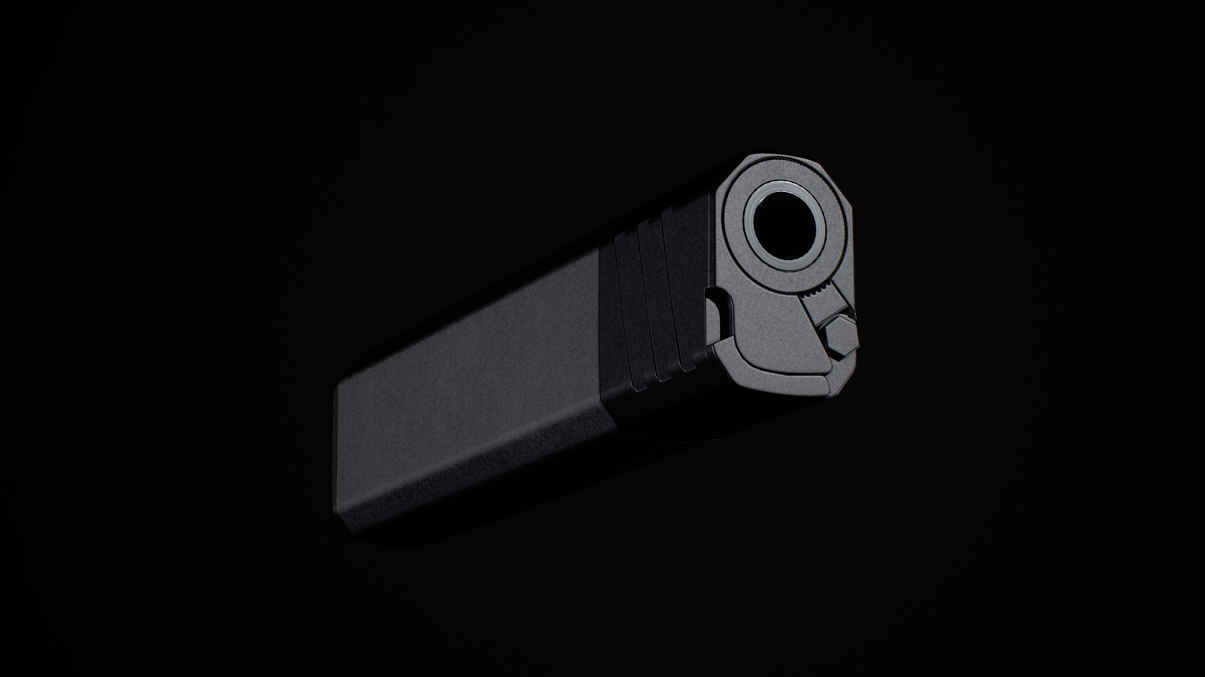Ghost 9mm Low-poly 3D model_66