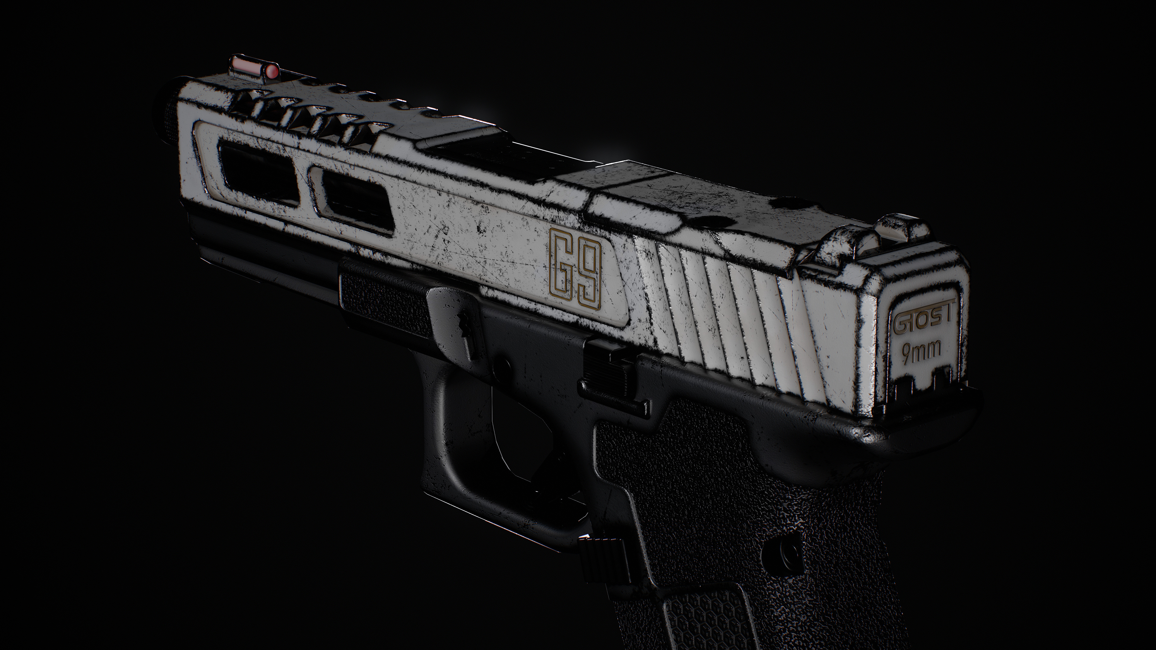 Ghost 9mm Low-poly 3D model_15
