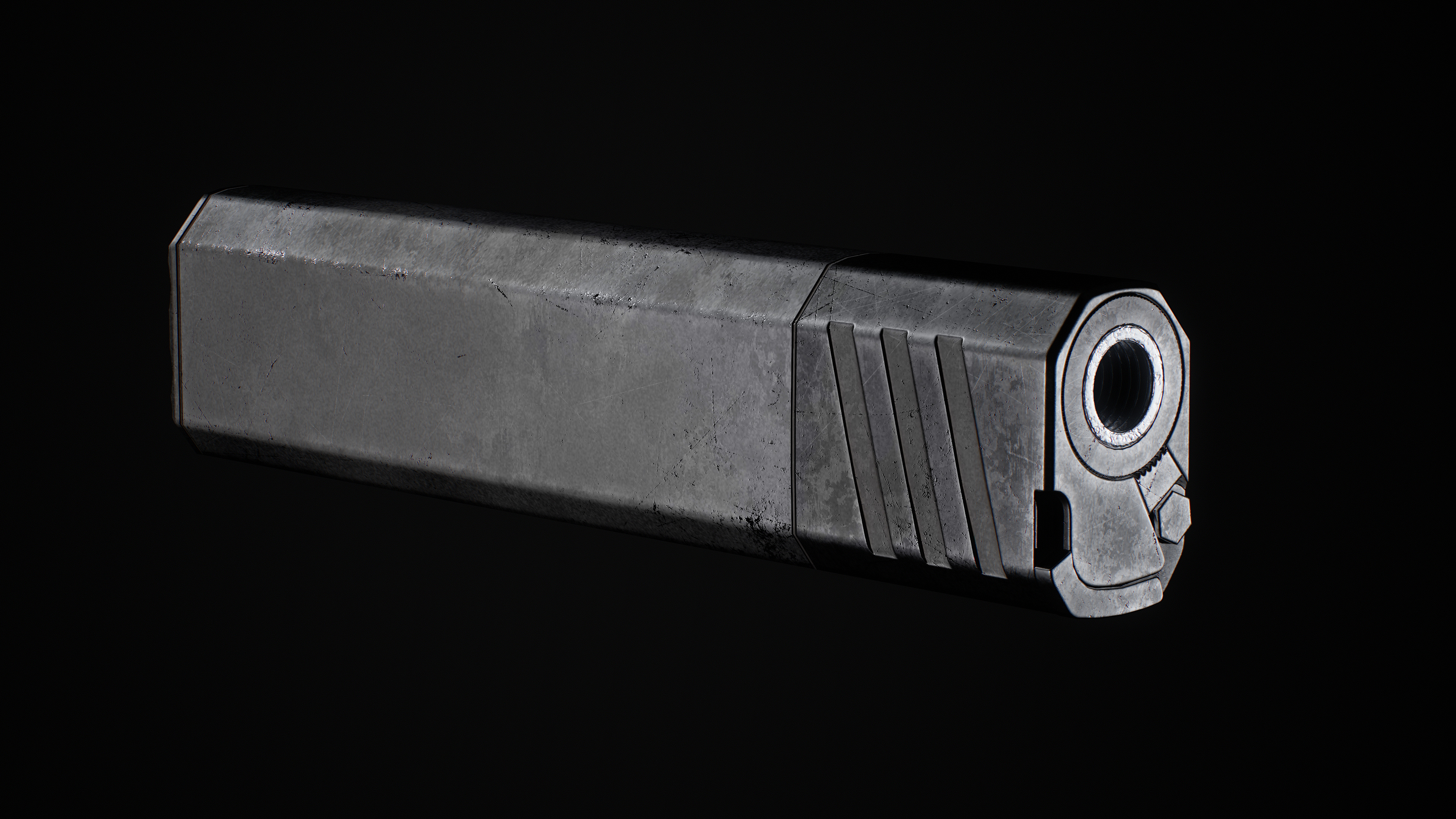 Ghost 9mm Low-poly 3D model_69