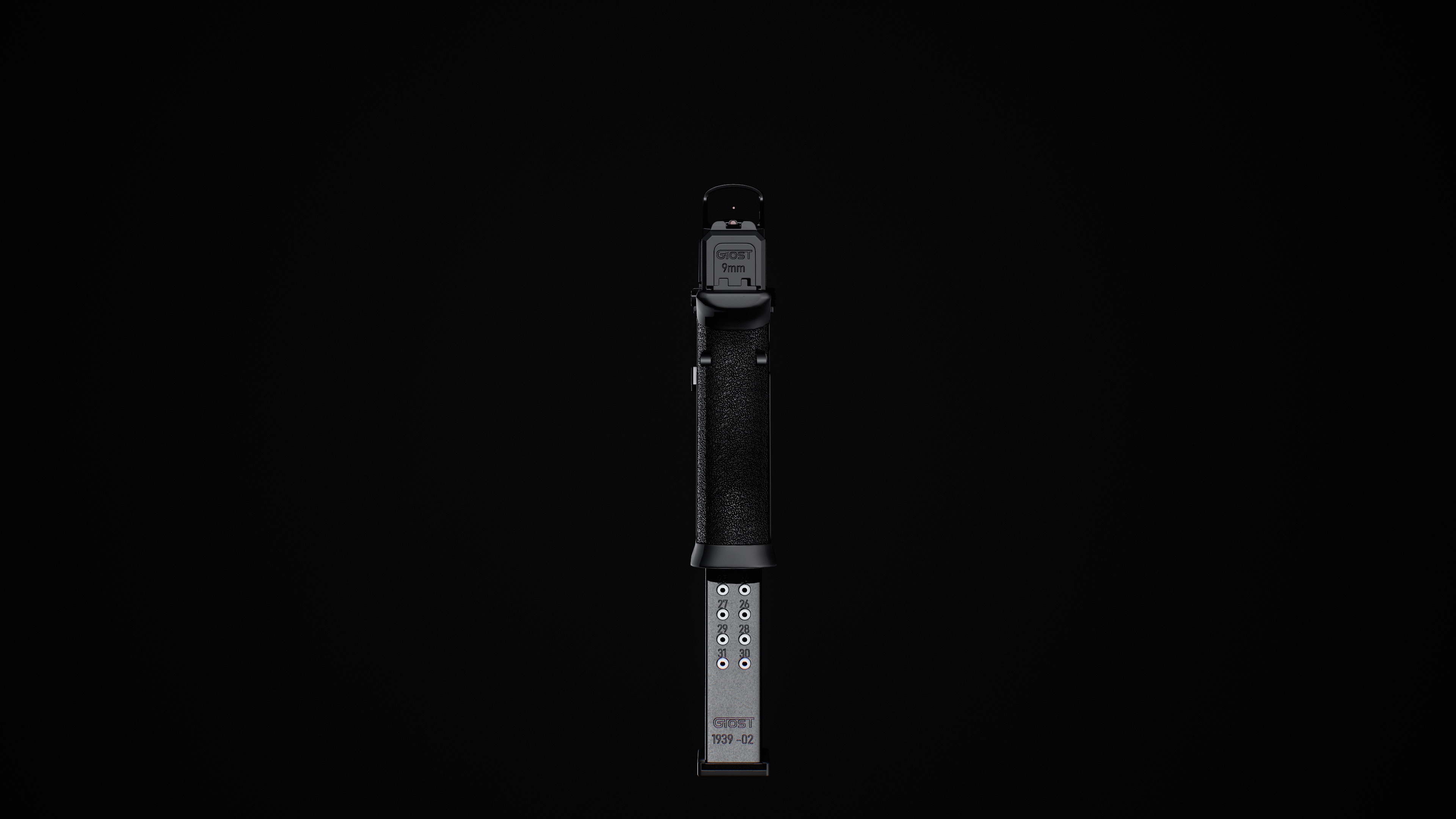 Ghost 9mm Low-poly 3D model_54