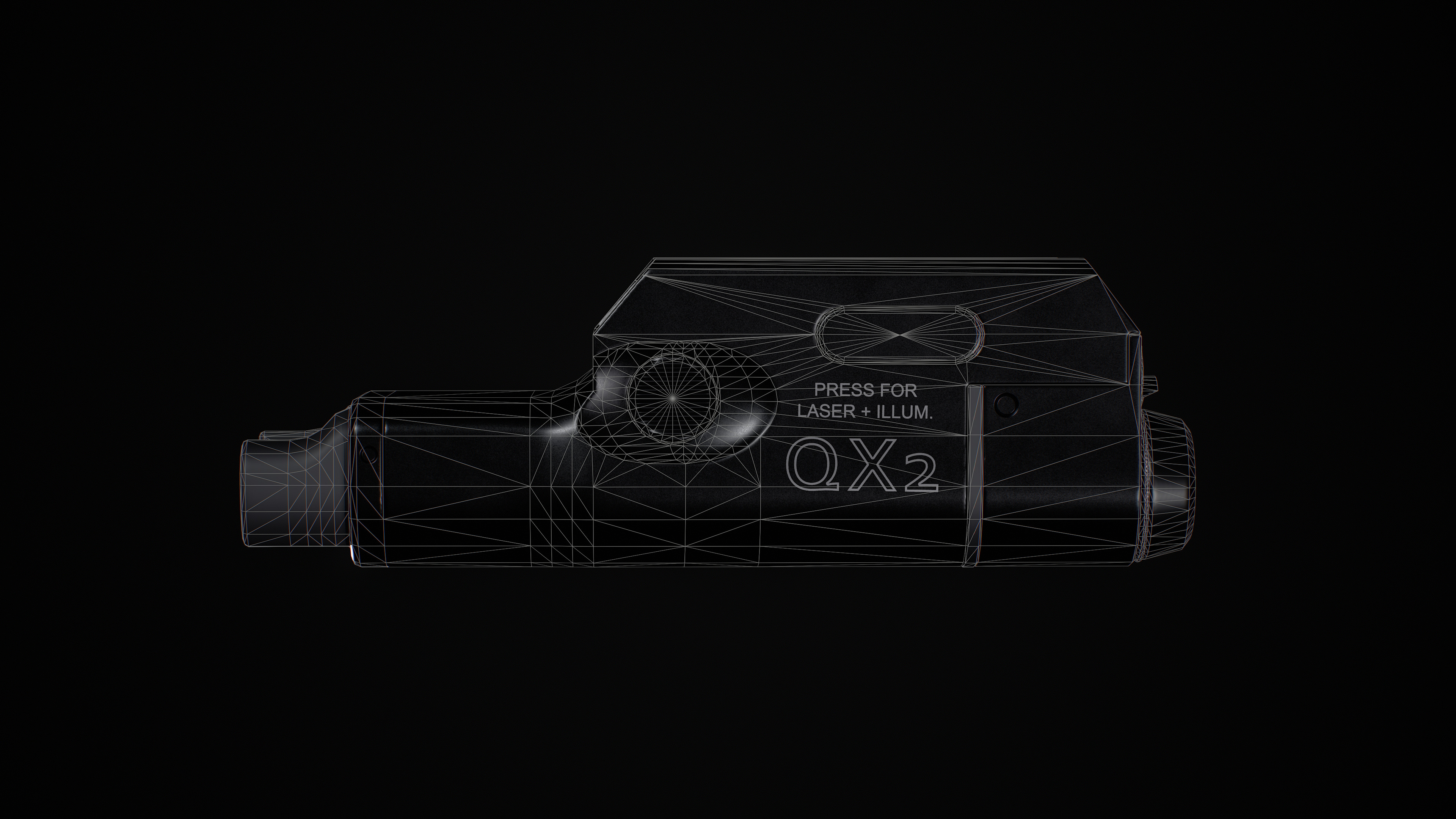 Ghost 9mm Low-poly 3D model_77