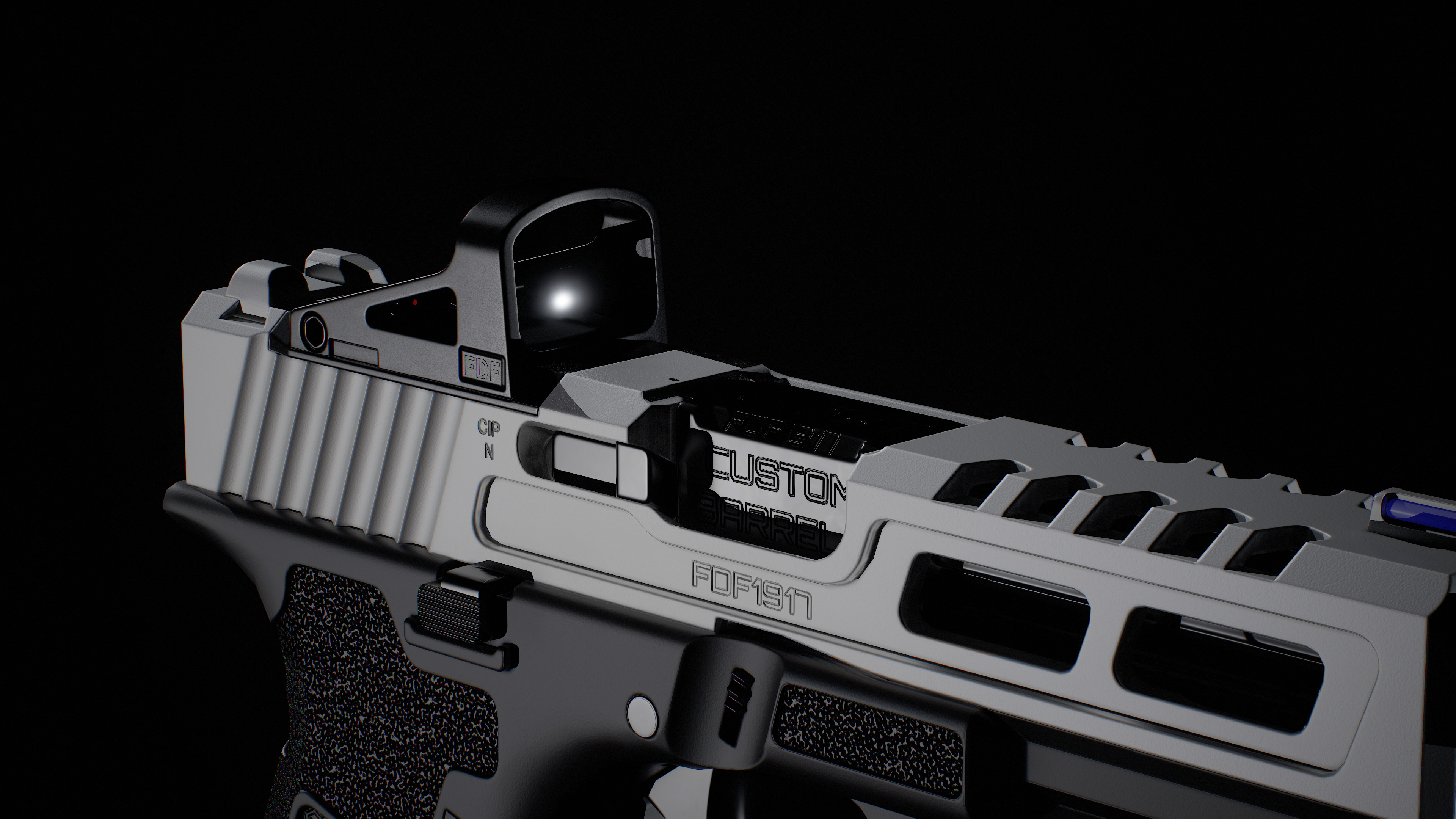 Ghost 9mm Low-poly 3D model_18