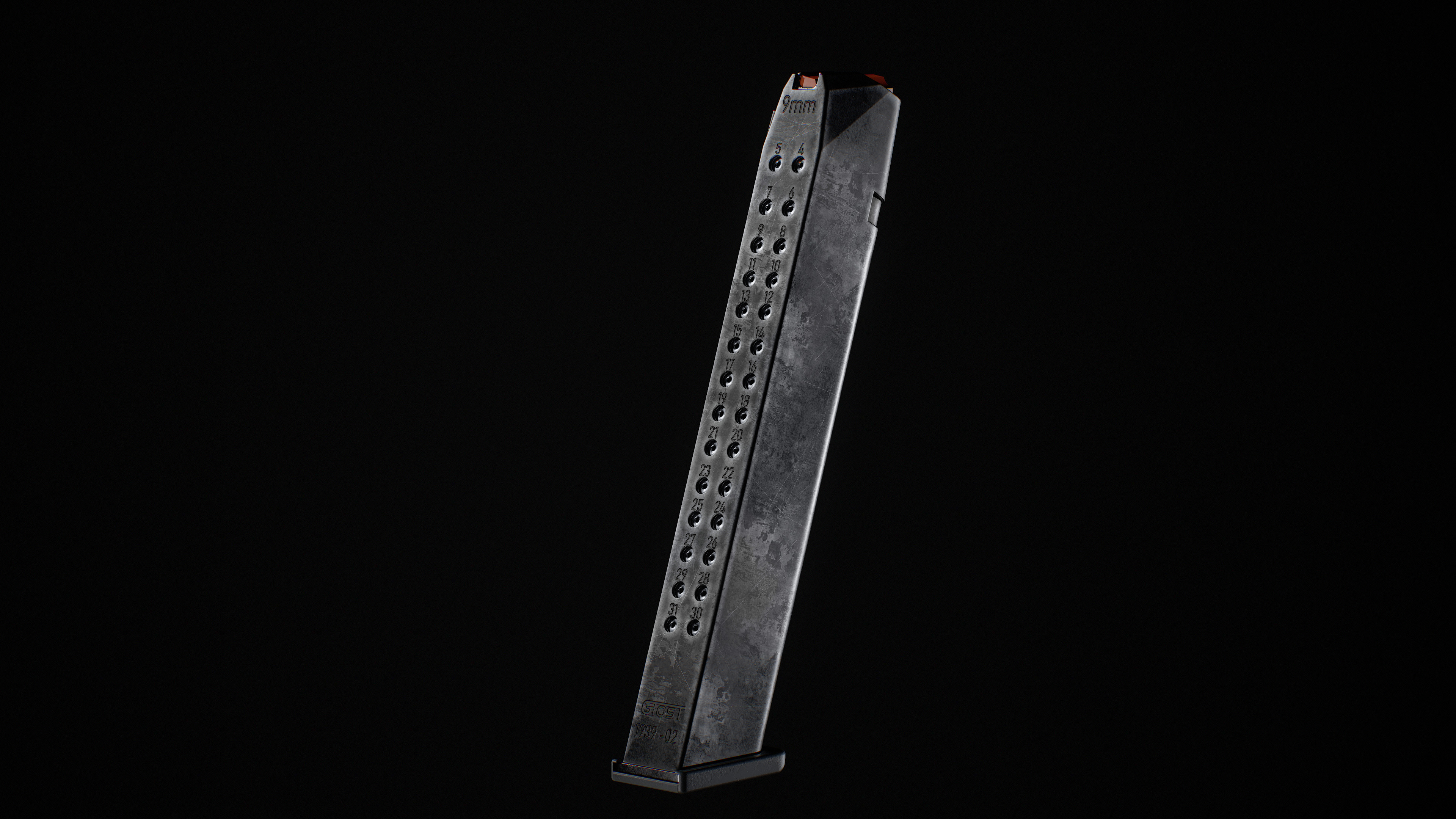 Ghost 9mm Low-poly 3D model_47