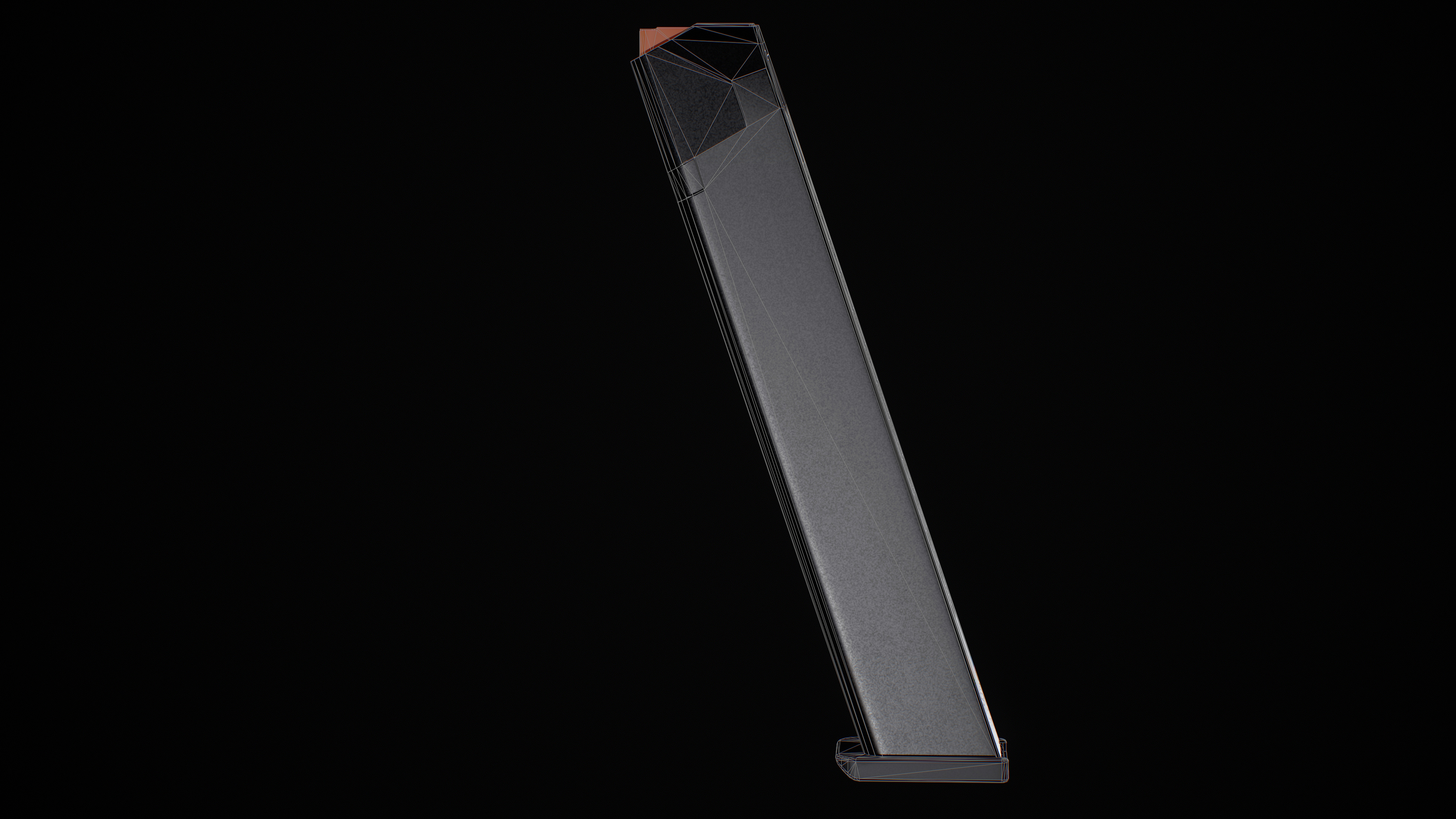 Ghost 9mm Low-poly 3D model_86