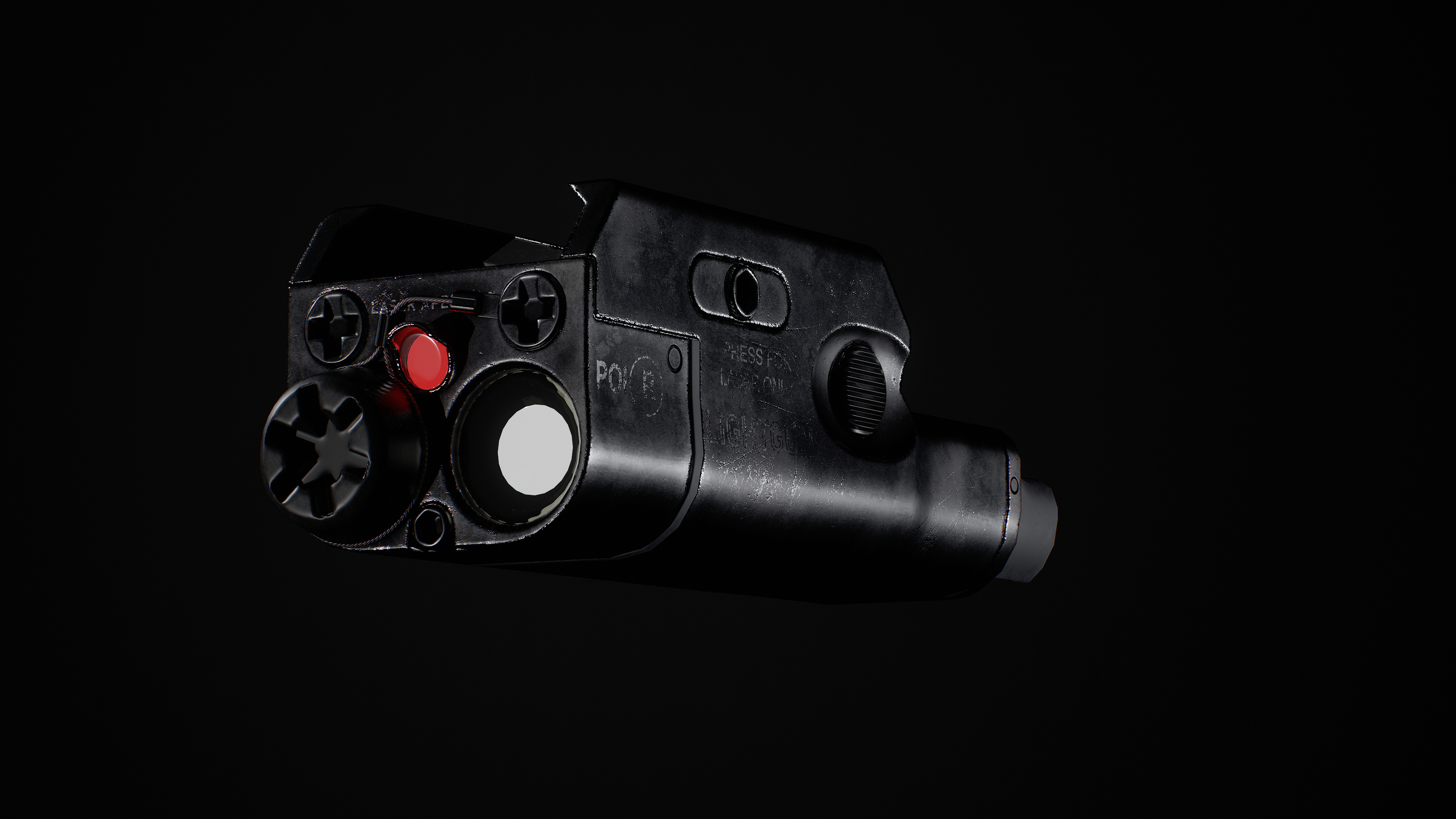 Ghost 9mm Low-poly 3D model_36