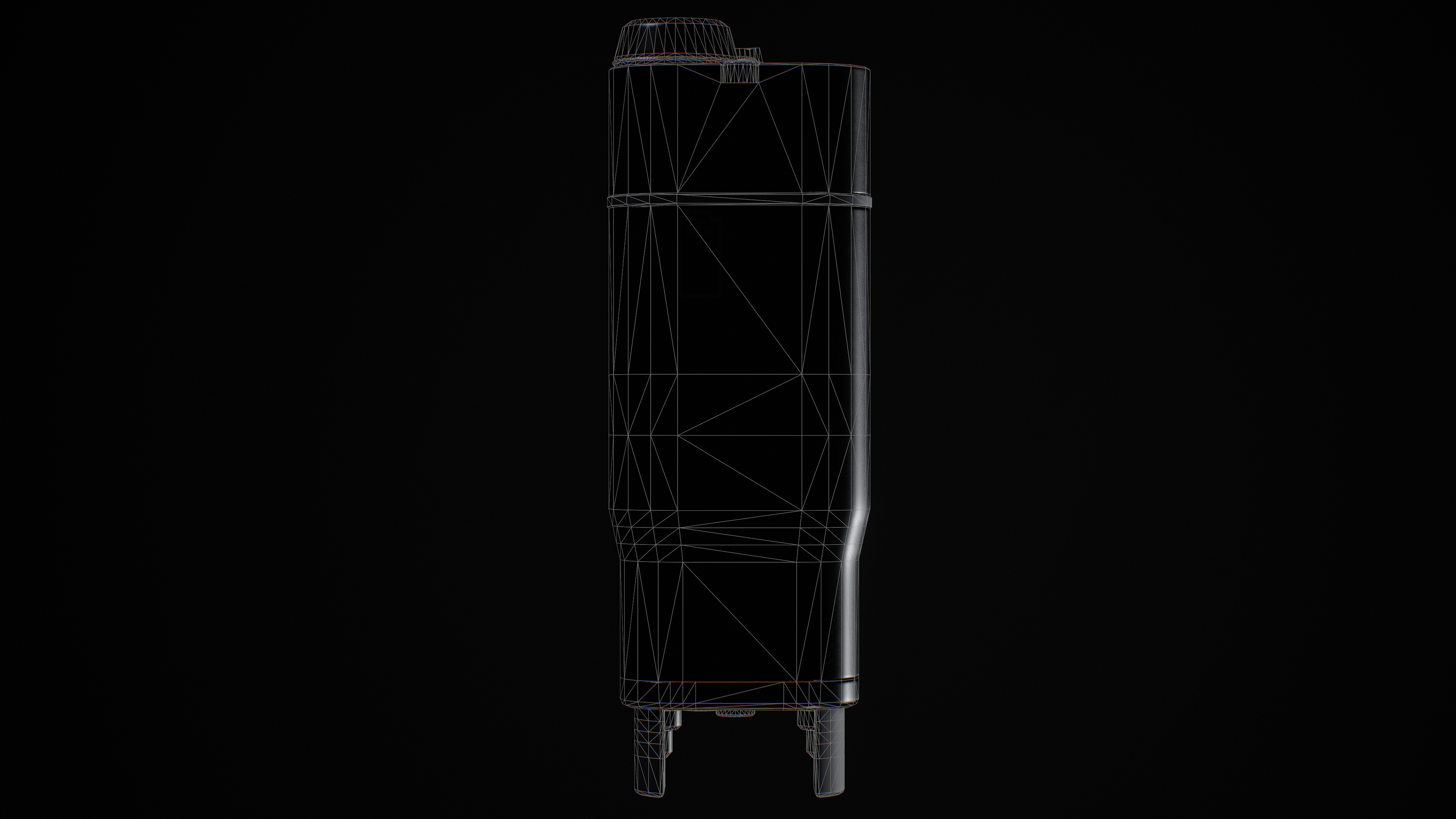 Ghost 9mm Low-poly 3D model_80