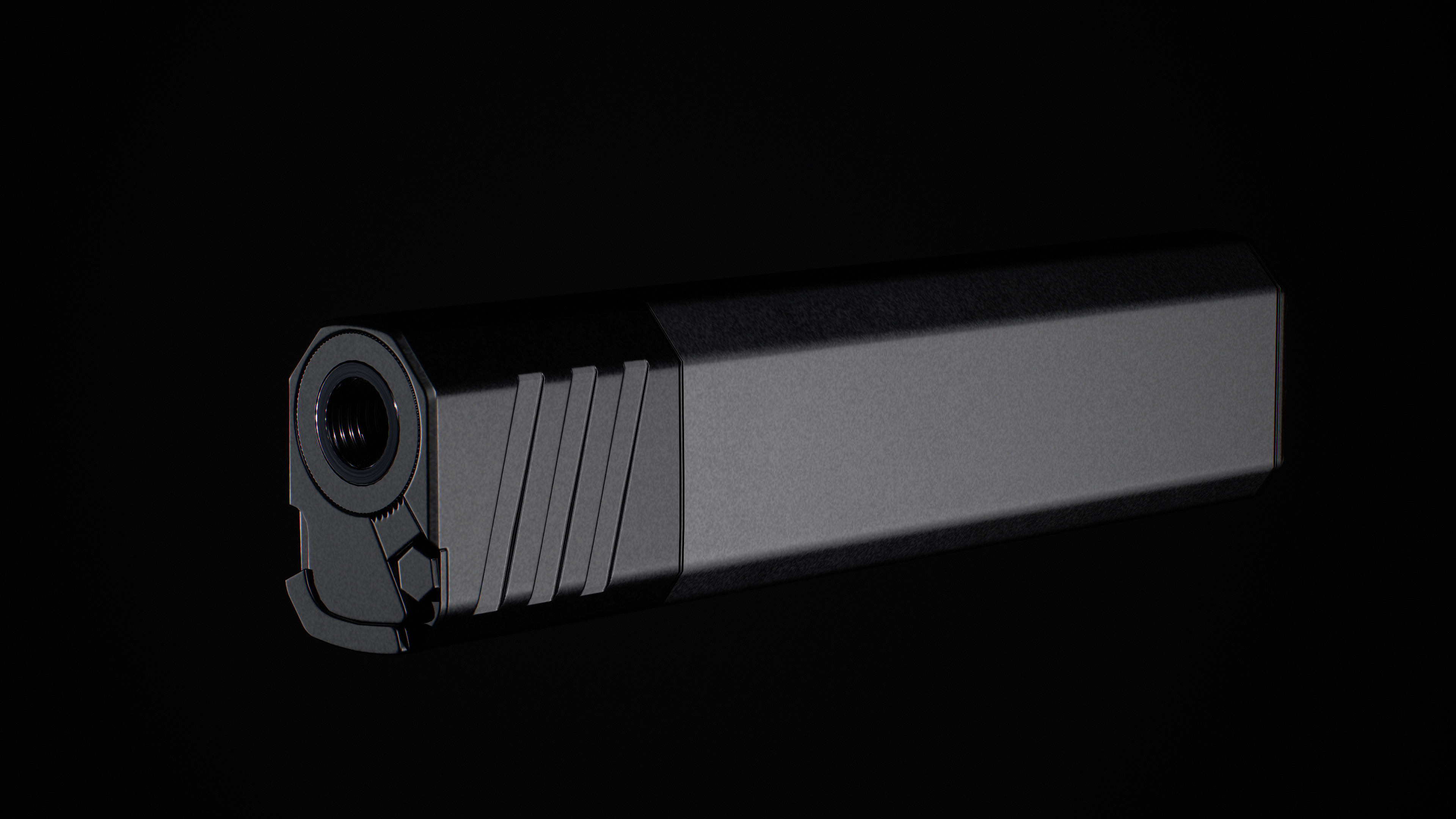 Ghost 9mm Low-poly 3D model_65