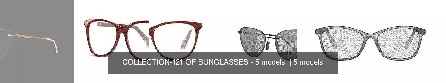 COLLECTION-121 OF SUNGLASSES - 5 models  _0