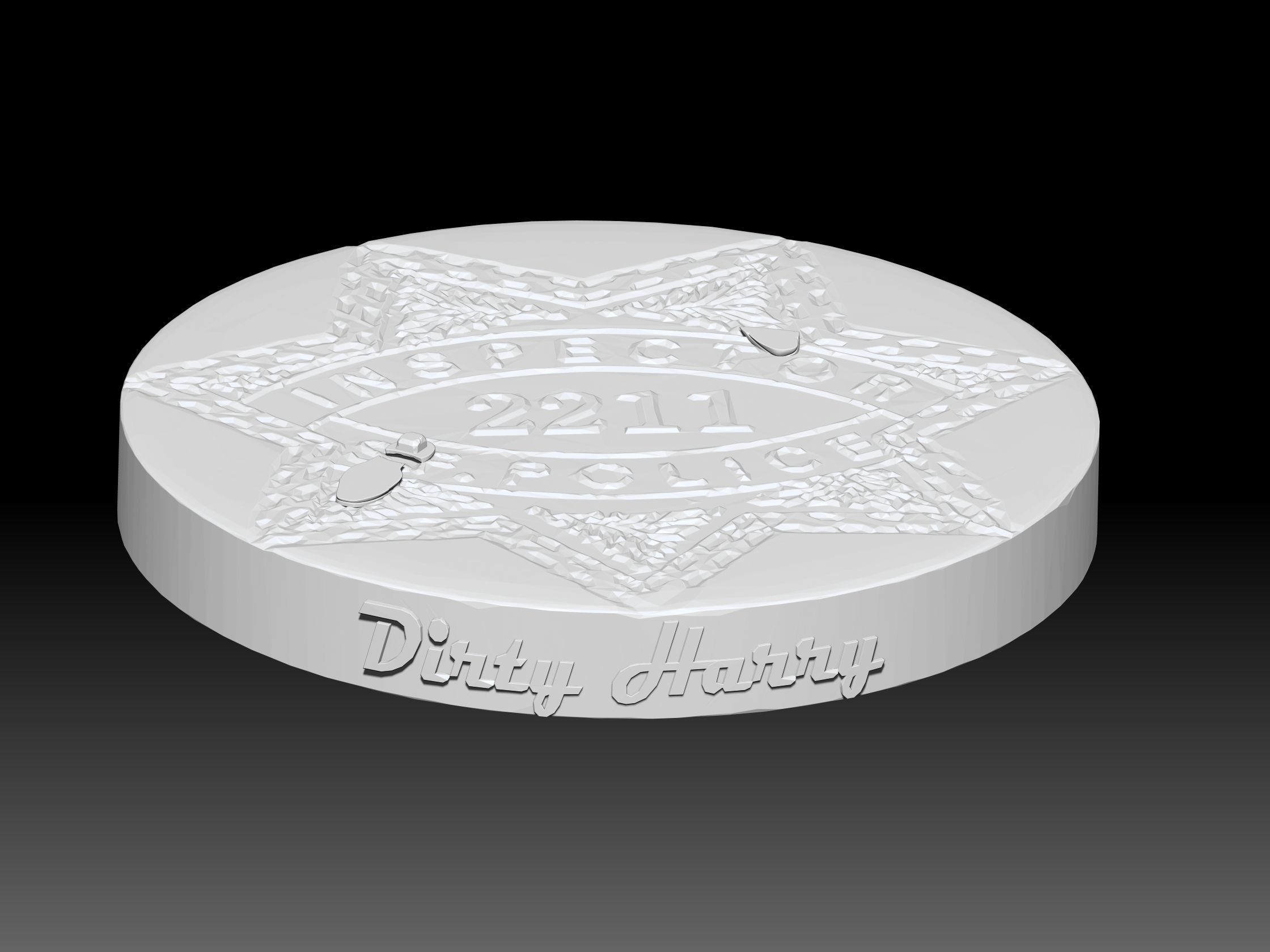 Dirty Harry 3D print model_5