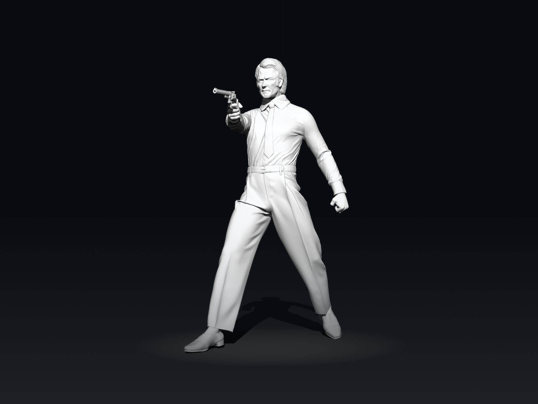 Dirty Harry 3D print model_3