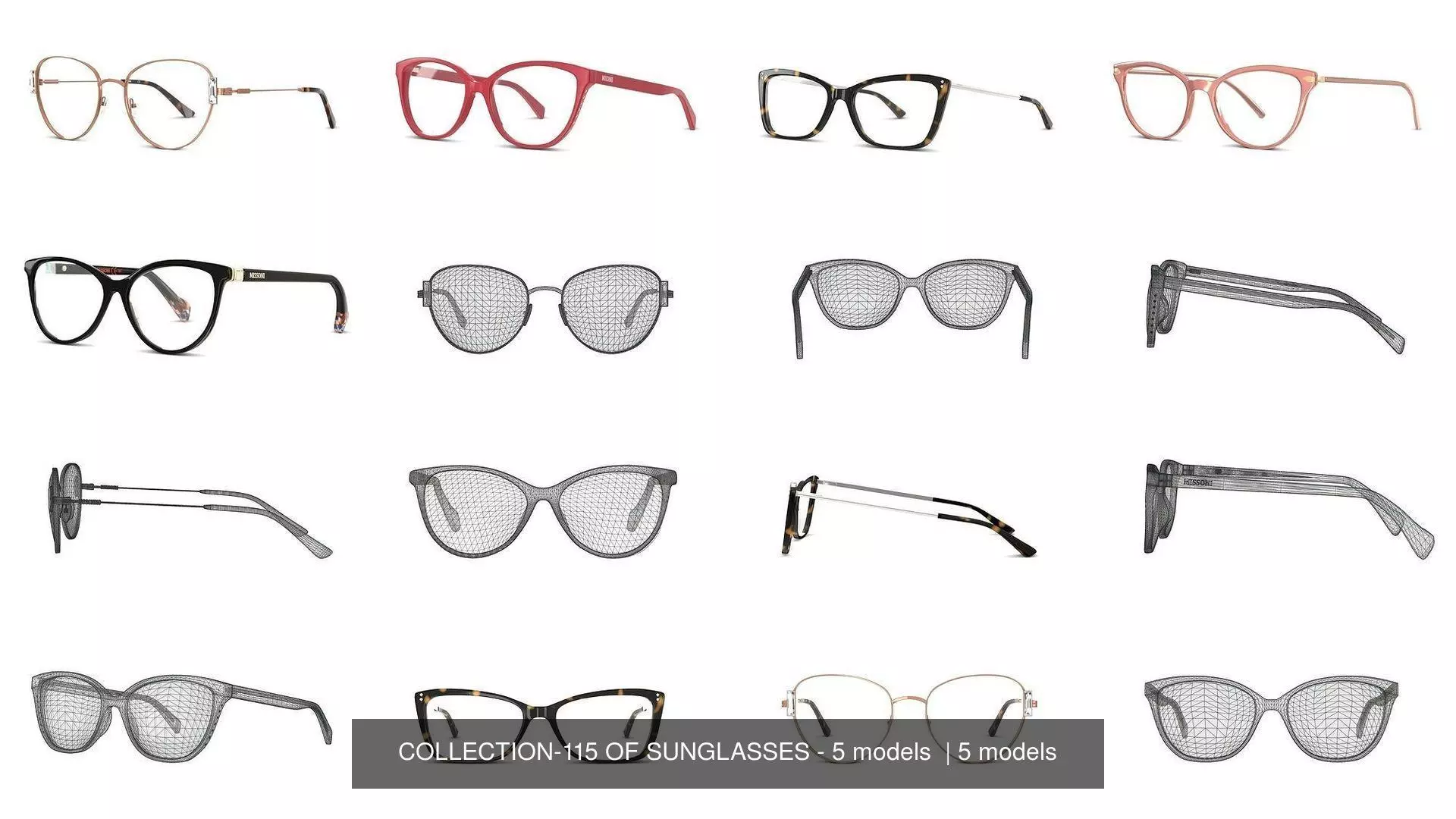 COLLECTION-115 OF SUNGLASSES - 5 models  _0
