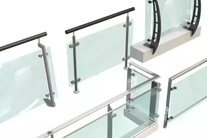 Stainless steel glass railing Balcony
