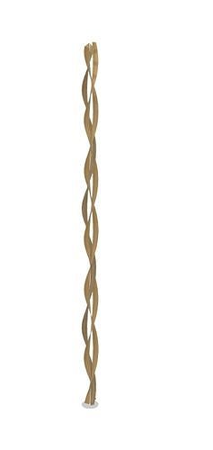 tutor spiral floor lamp in gold 3D model