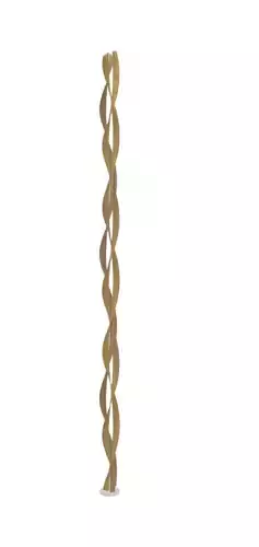 tutor spiral floor lamp in gold