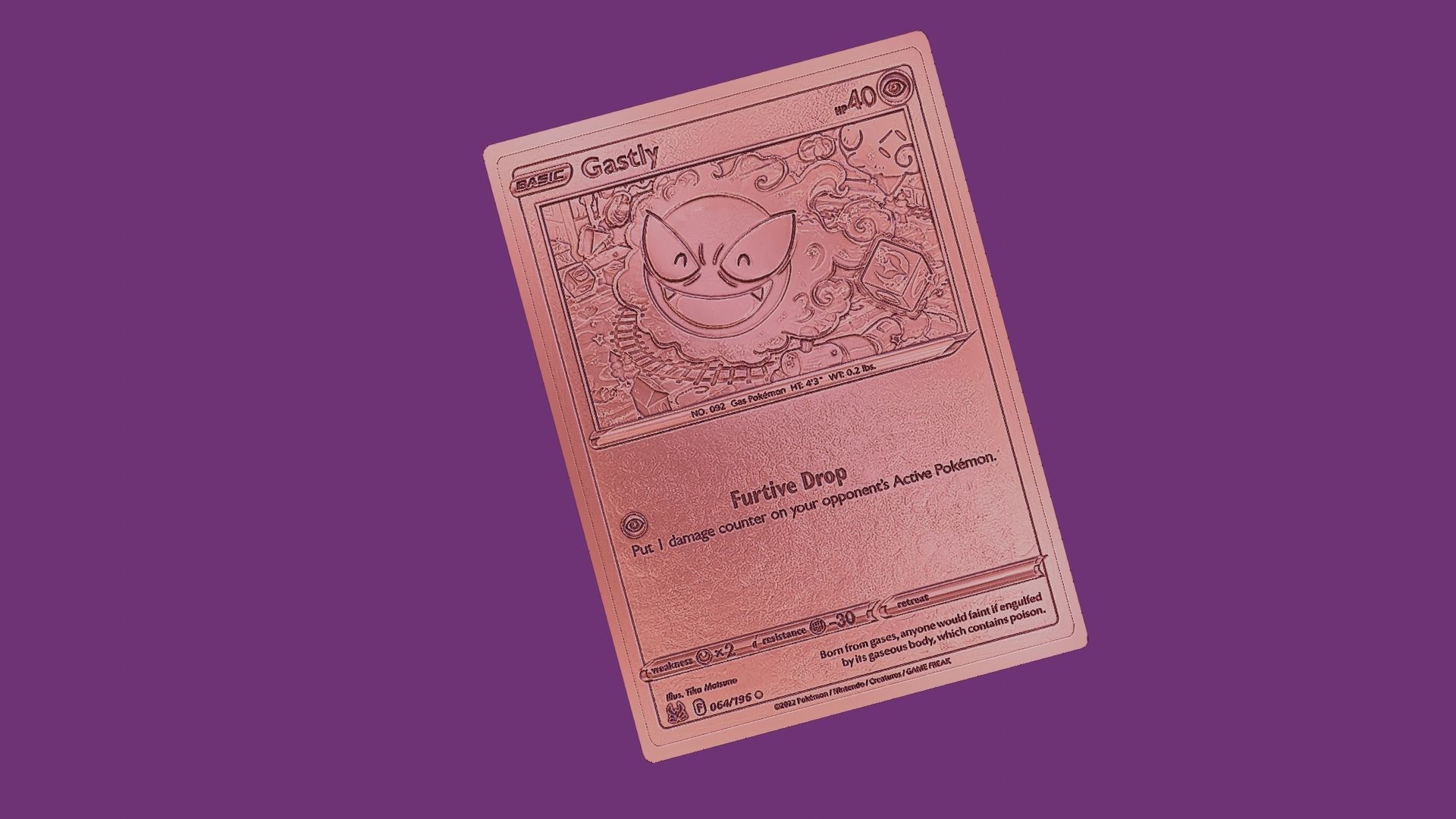 GASTLY POKEMON SWORD AND SHIELD 3D model 3D printable | CGTrader