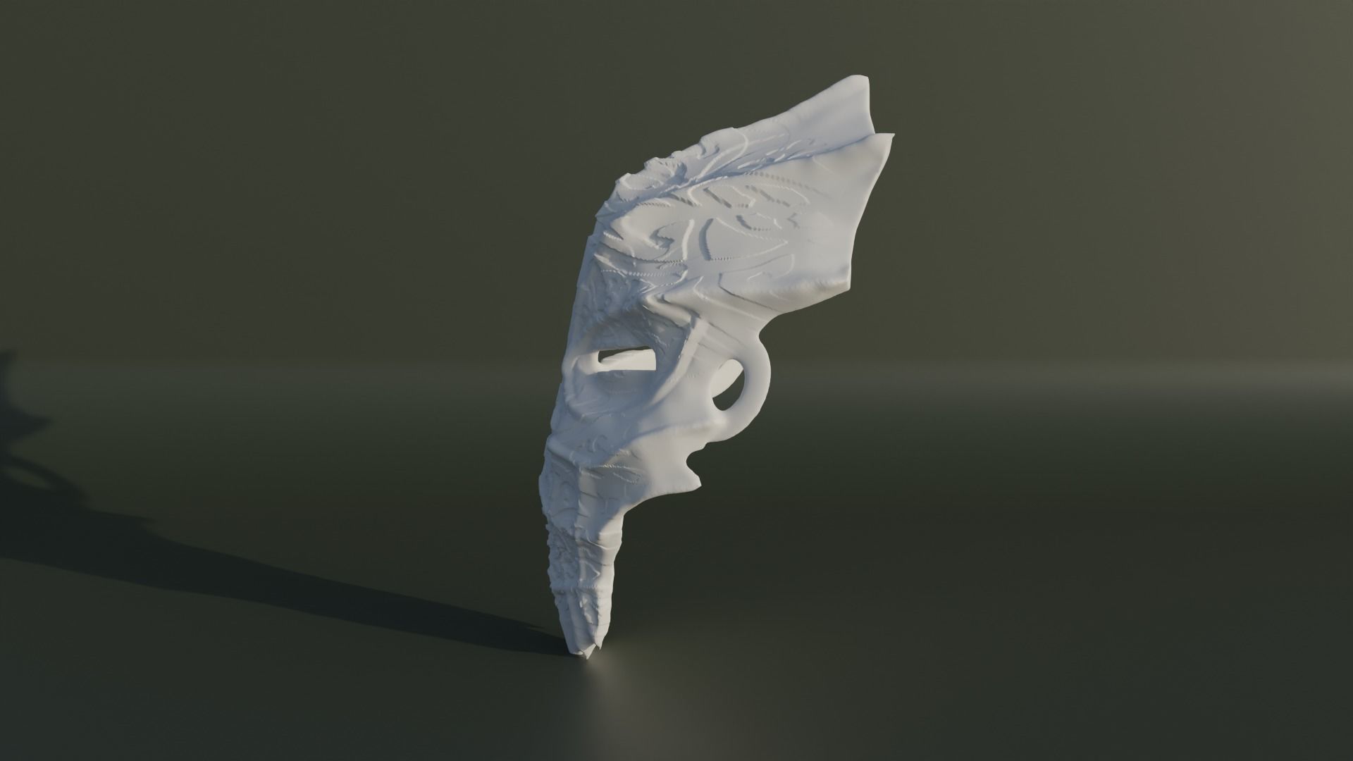 Skyrim Azhidal Face Mask - Skyrim Cosplay 3D print model_19