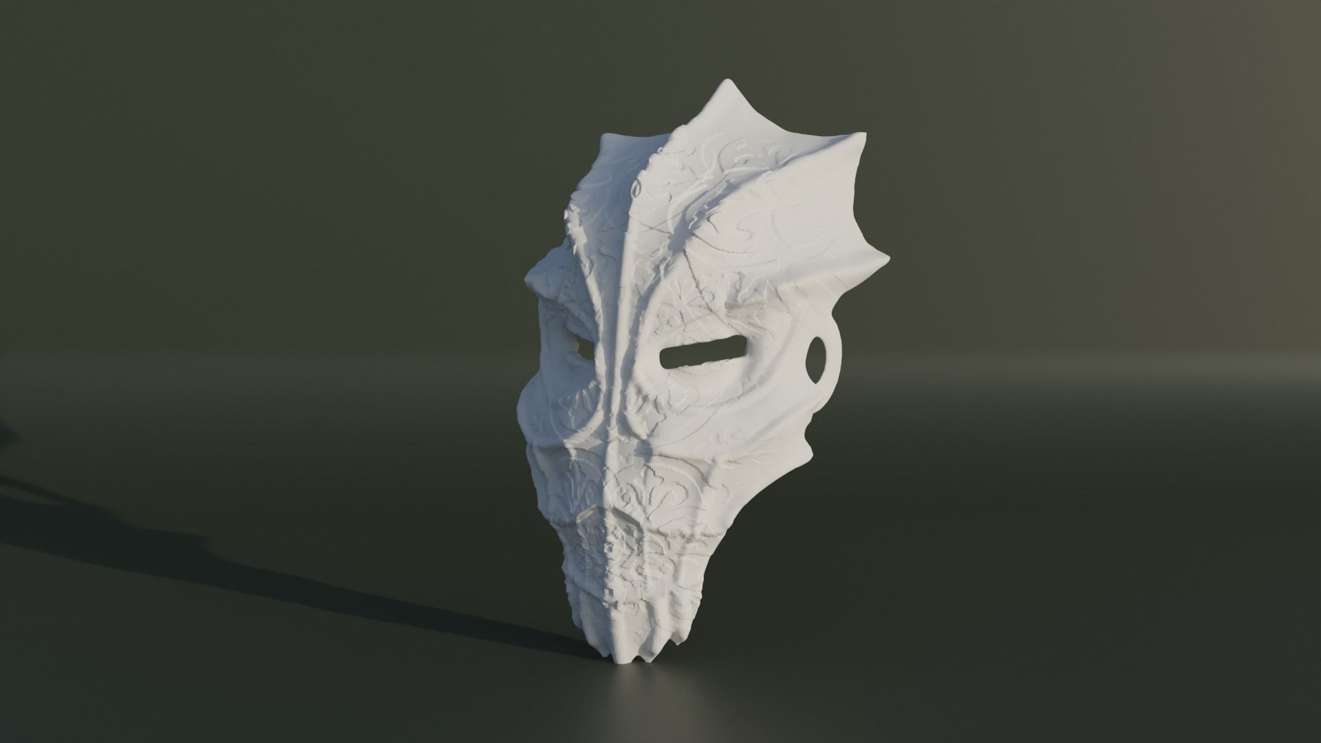 Skyrim Azhidal Face Mask - Skyrim Cosplay 3D print model_3
