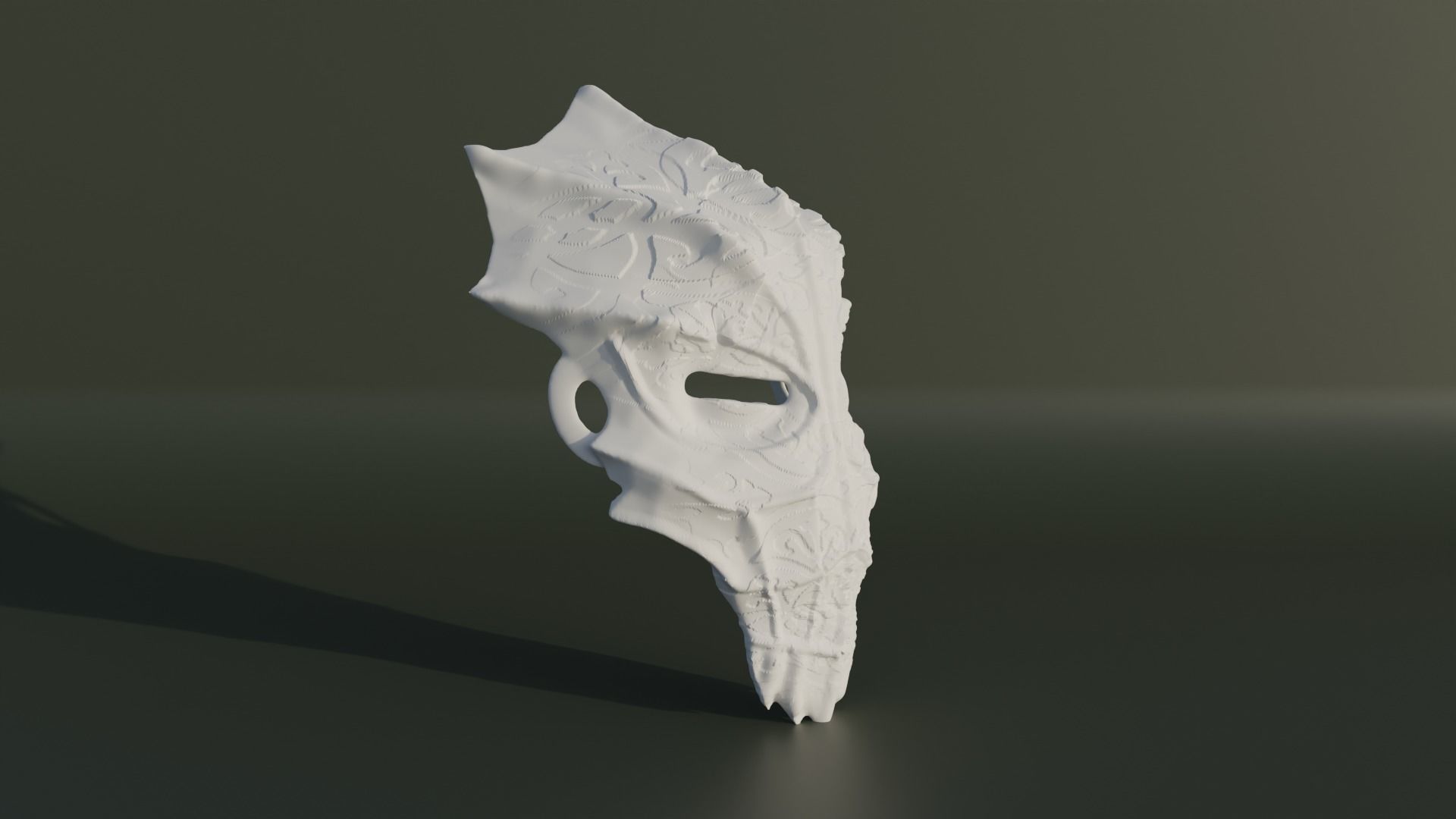 Skyrim Azhidal Face Mask - Skyrim Cosplay 3D print model_10