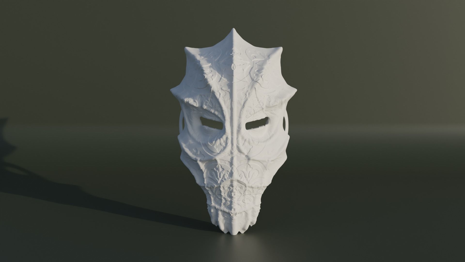 Skyrim Azhidal Face Mask - Skyrim Cosplay 3D print model_4