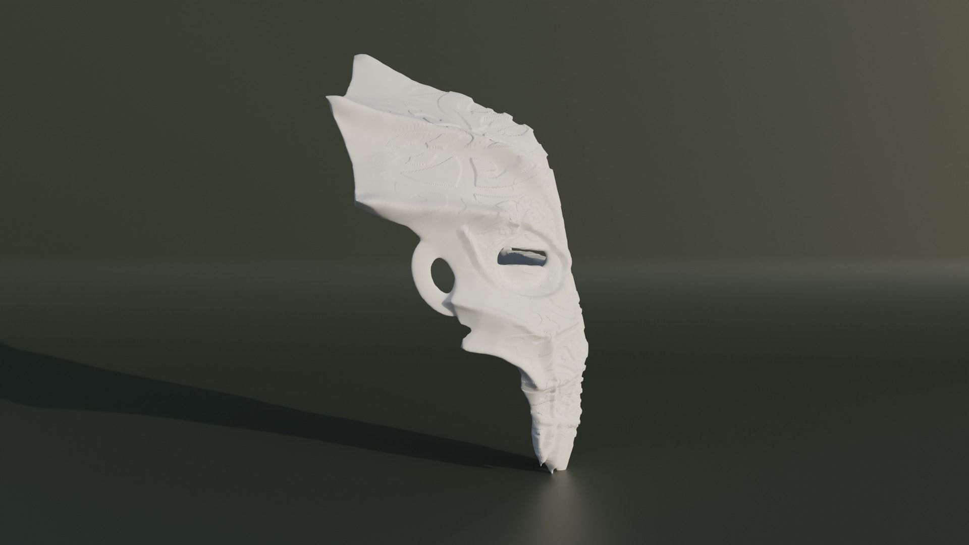 Skyrim Azhidal Face Mask - Skyrim Cosplay 3D print model_11