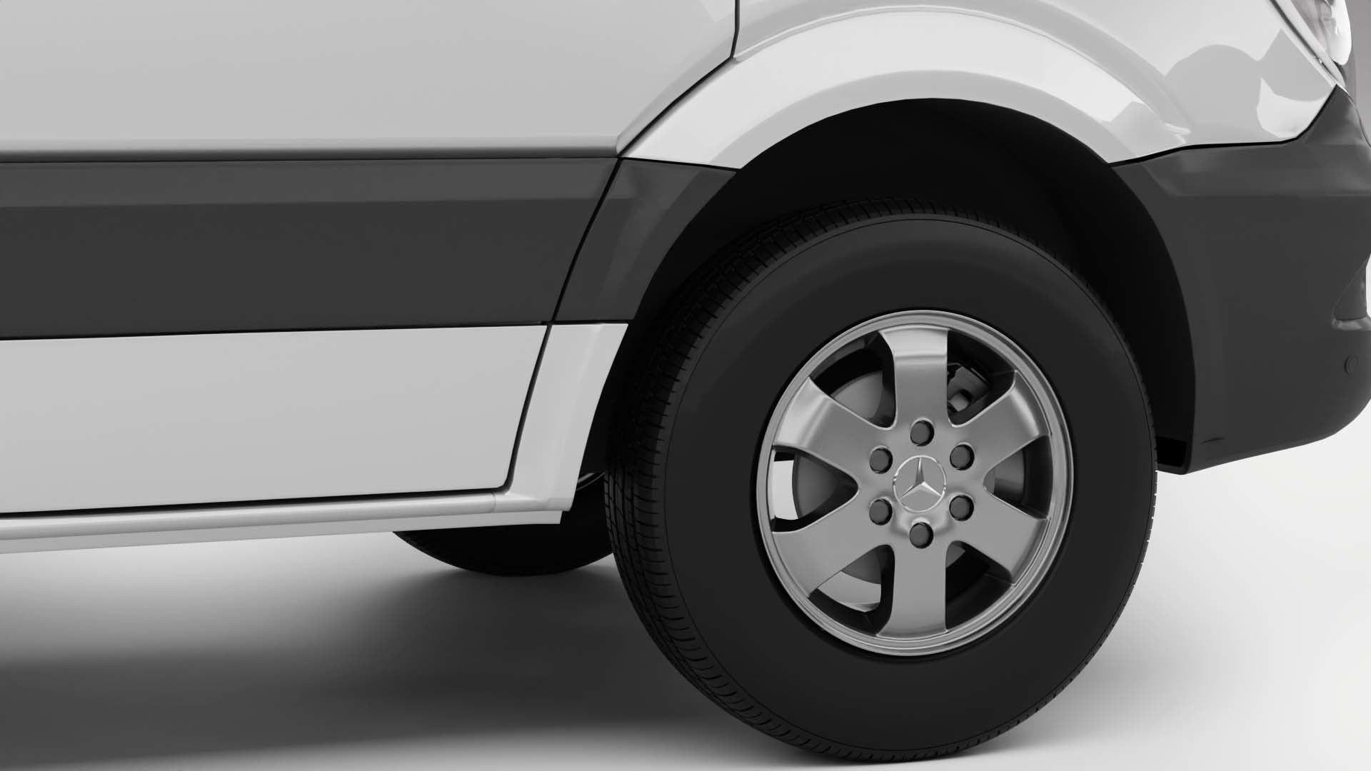 Mercedes Benz Sprinter Van L2H2 2018 3D model_7