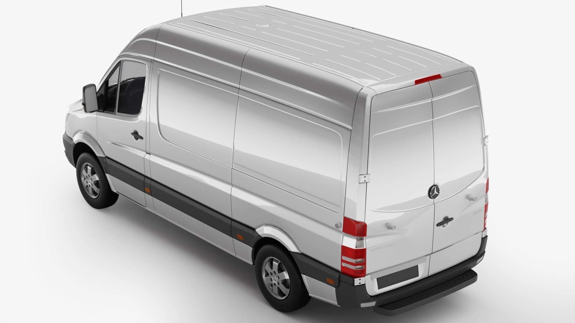 Mercedes Benz Sprinter Van L2H2 2018 3D model_4