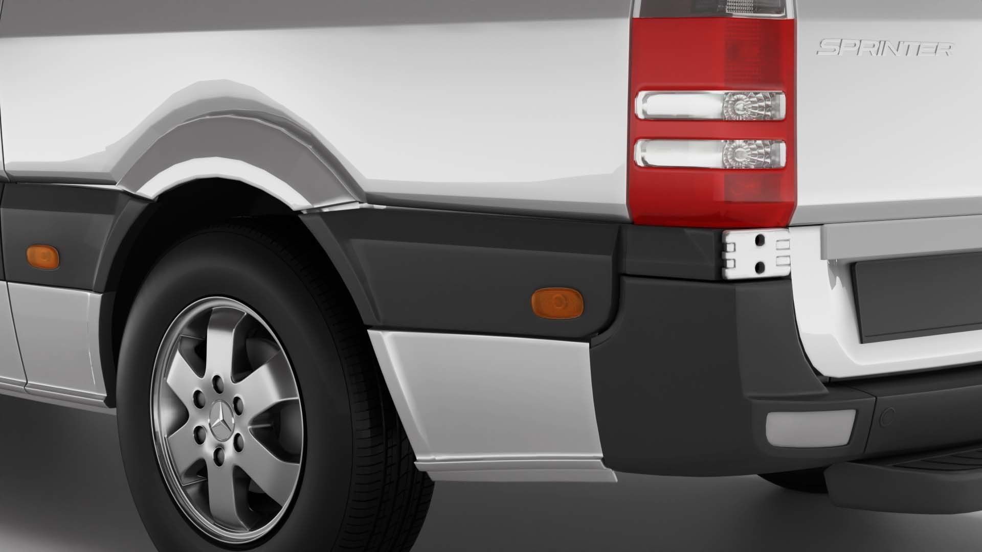 Mercedes Benz Sprinter Van L2H2 2018 3D model_6